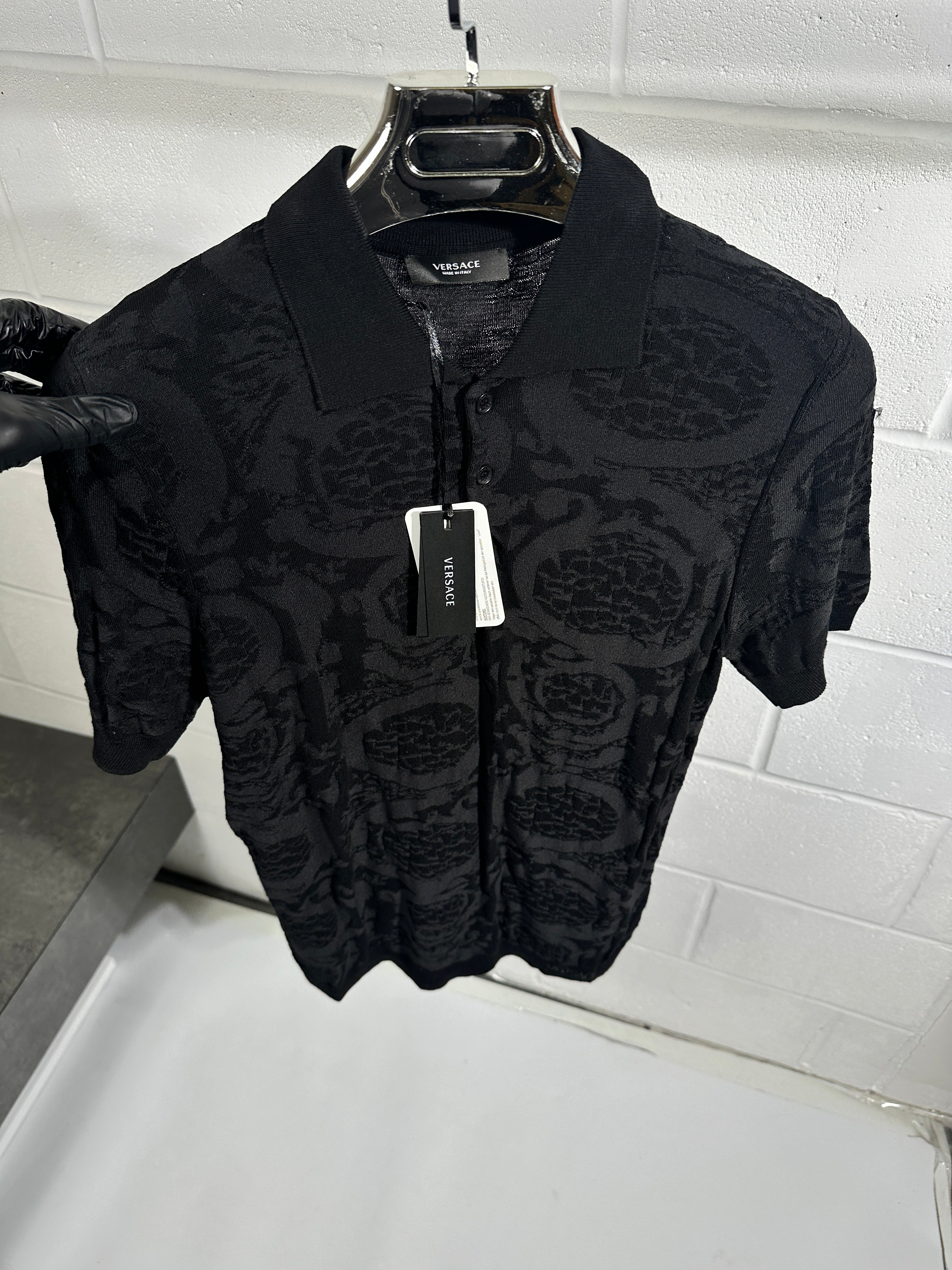 Versace - knitted tee black