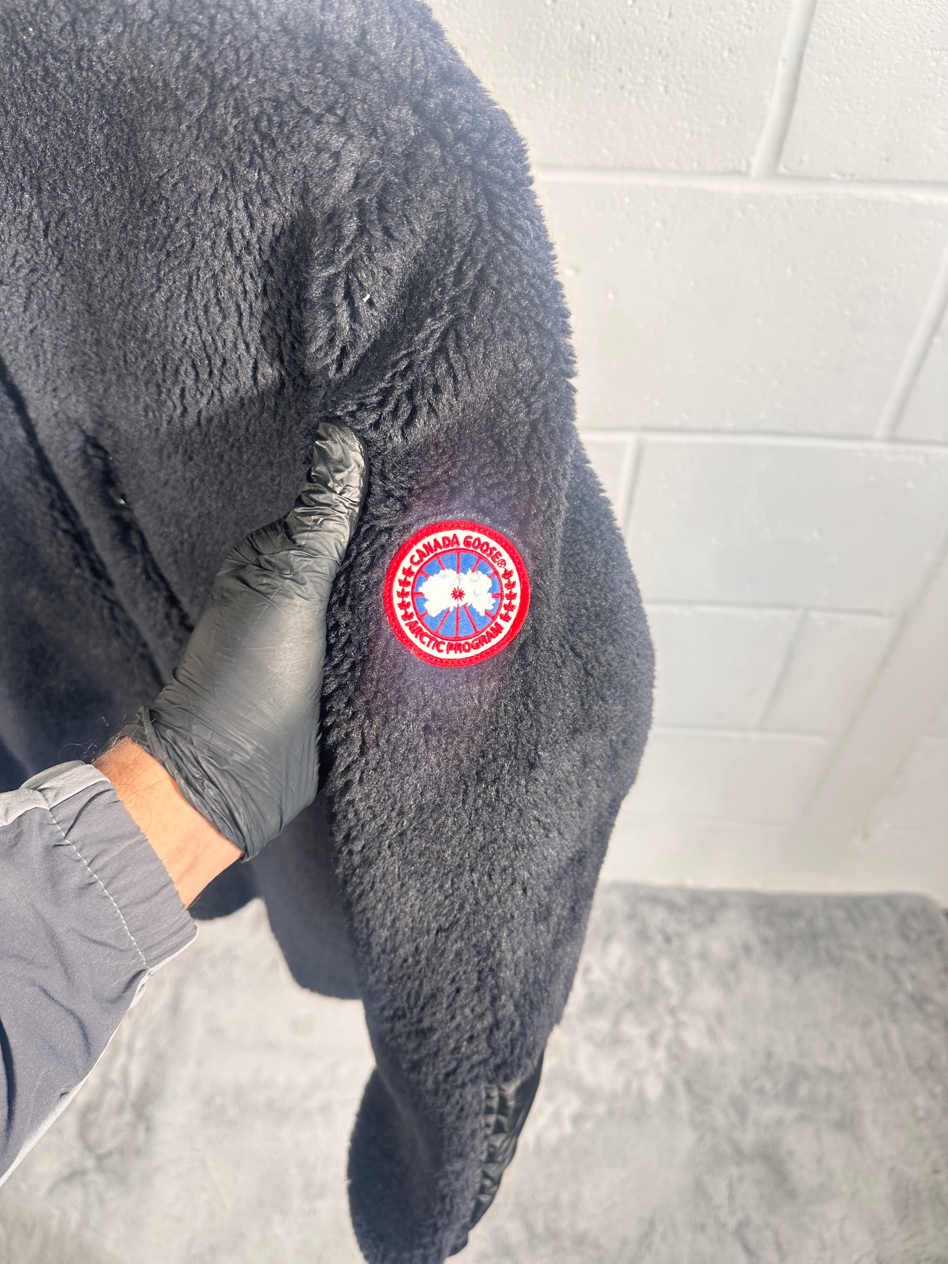 Canada goose fleece jacket navy