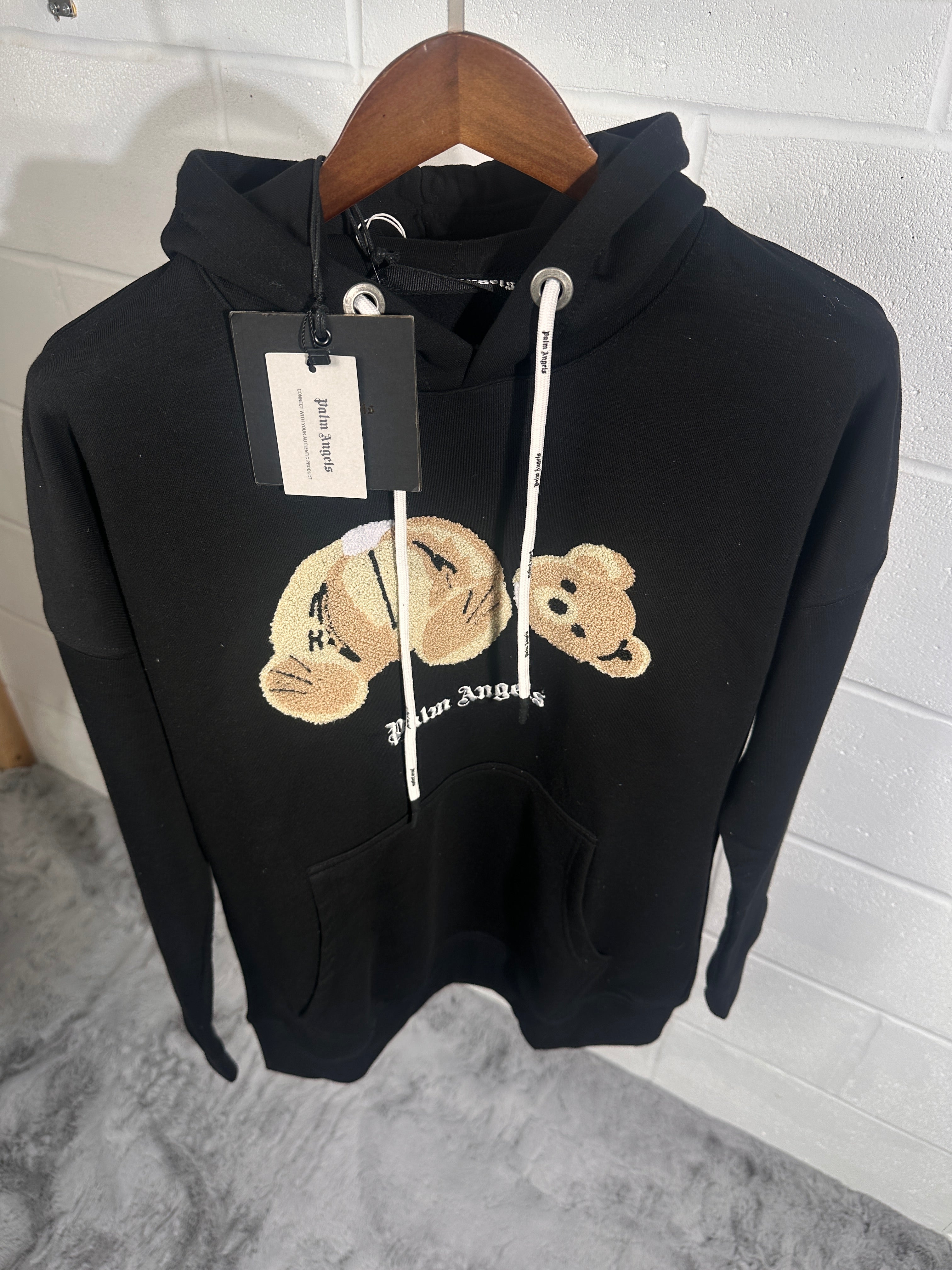 Palm angels hoodie black