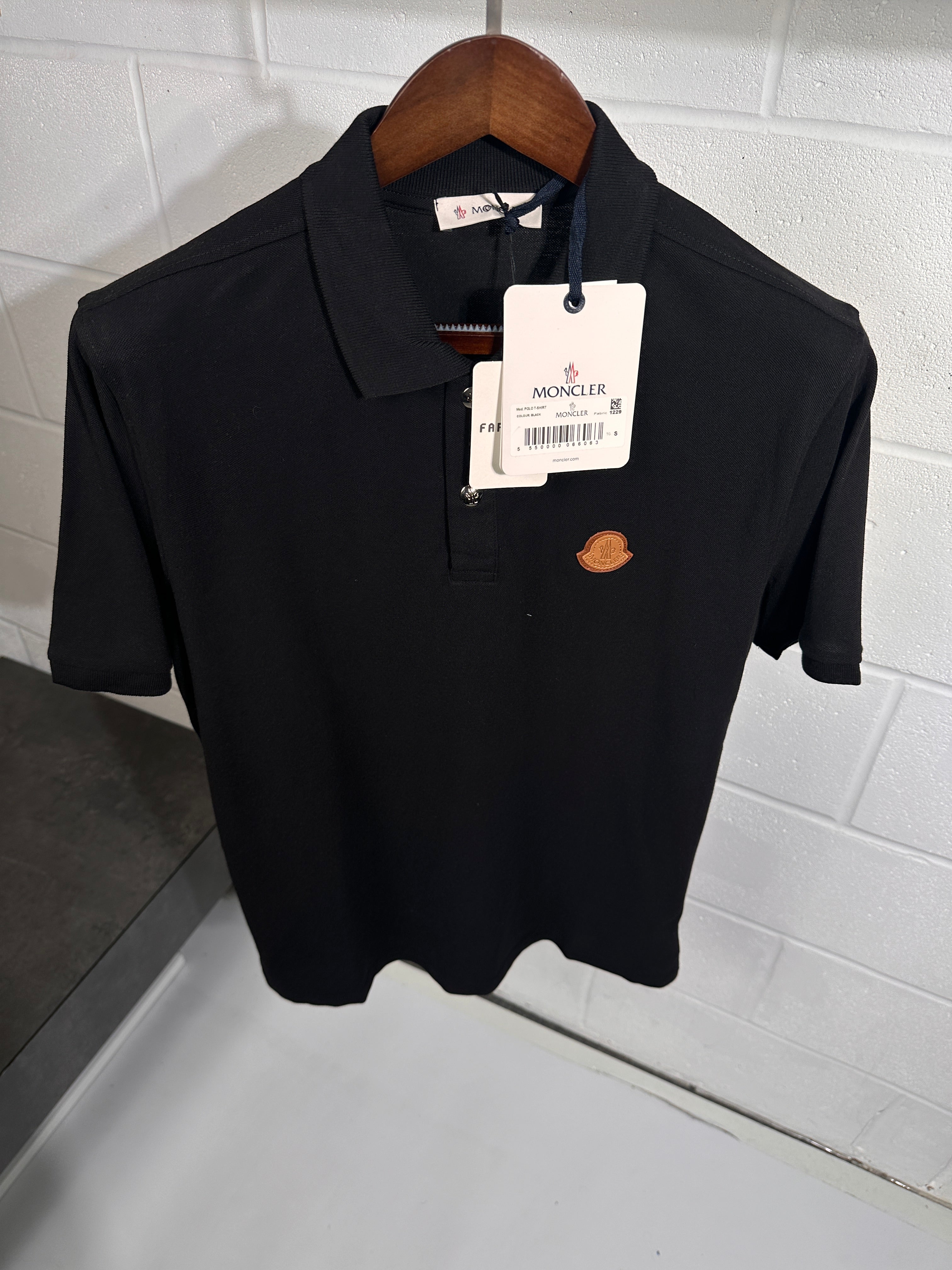 Moncler black badge polo