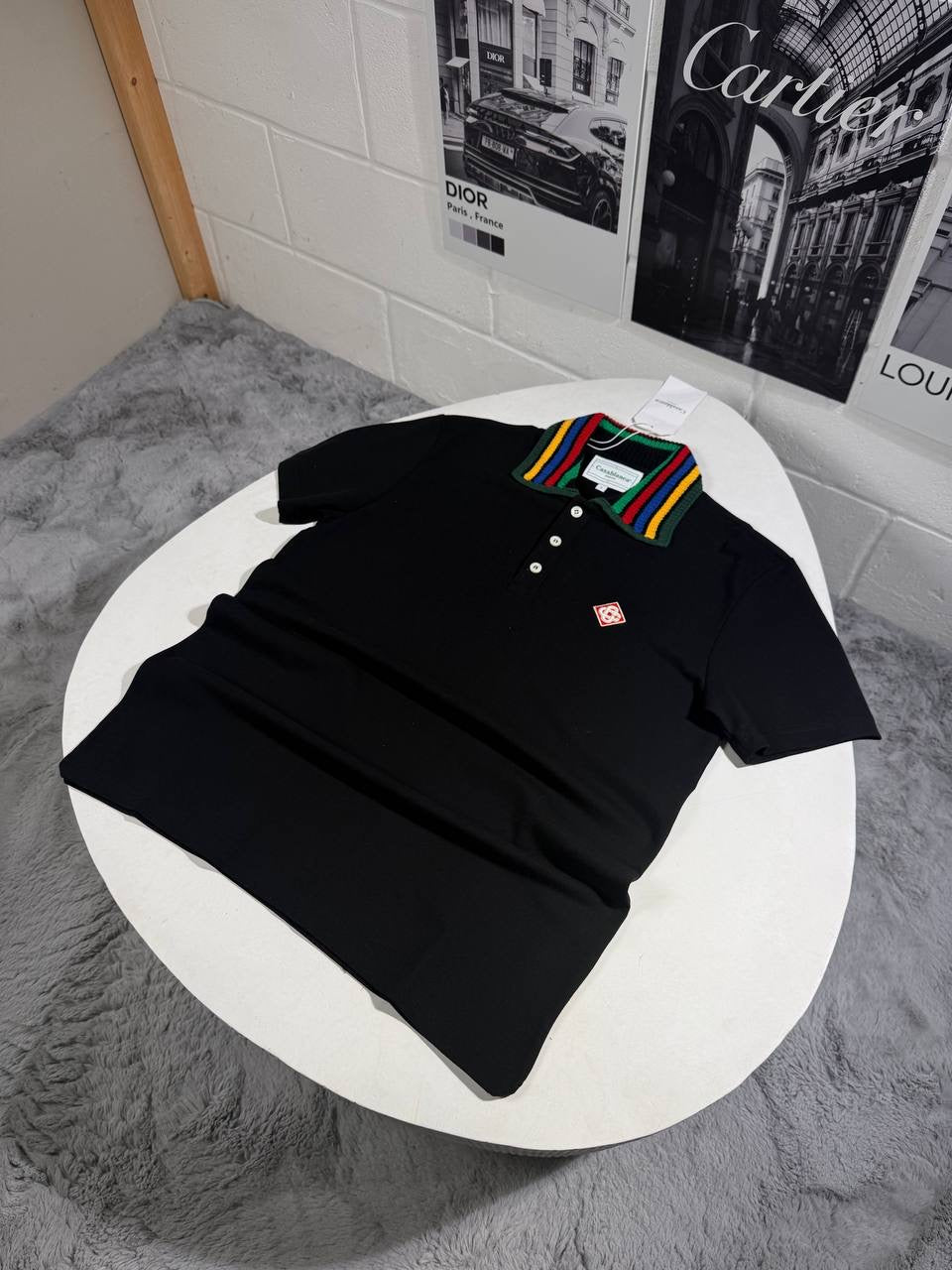 CASA KNITTED COLLOR POLO