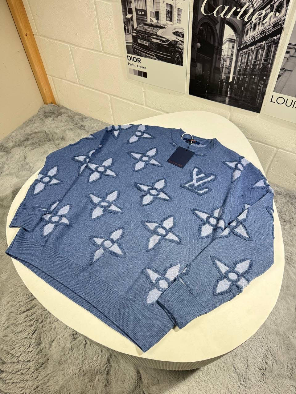 LVE TEXTURED COTTON JUMPER