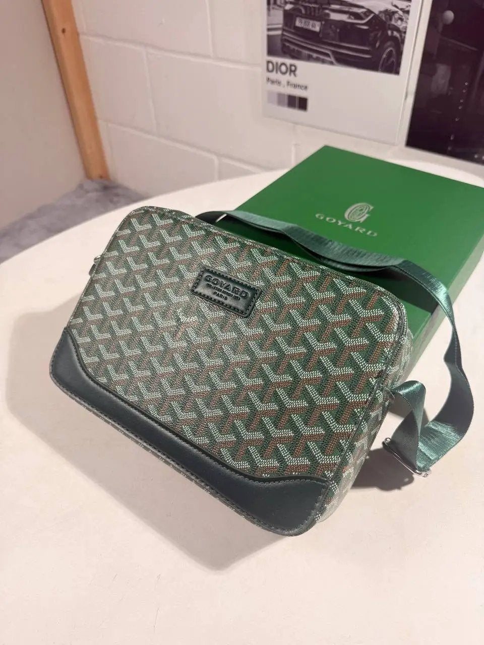 GOYRD MESSENGER BAG GREEN Stock supplier
