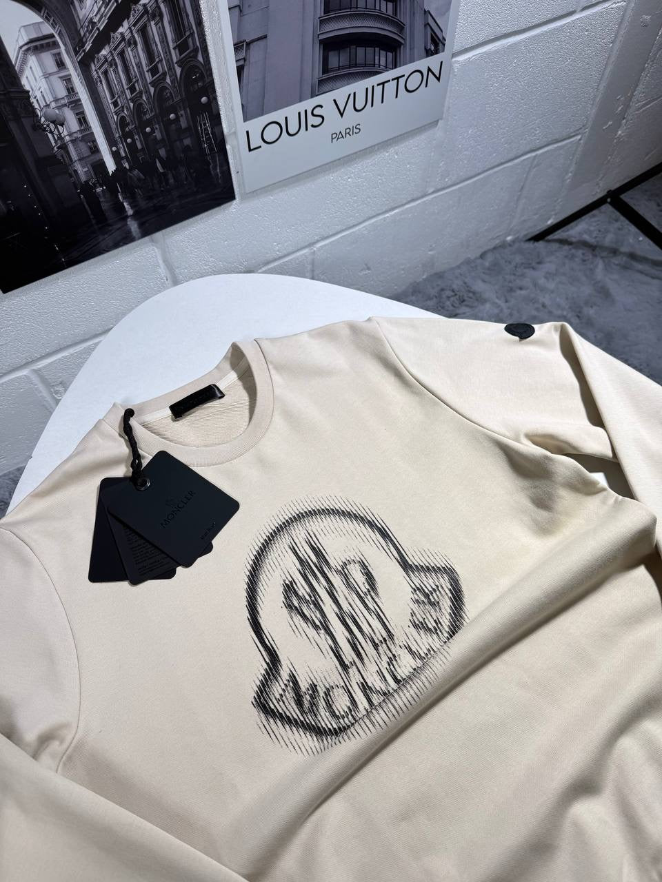 MNCLR CREWNECK SWEATSHIRT BEIGE