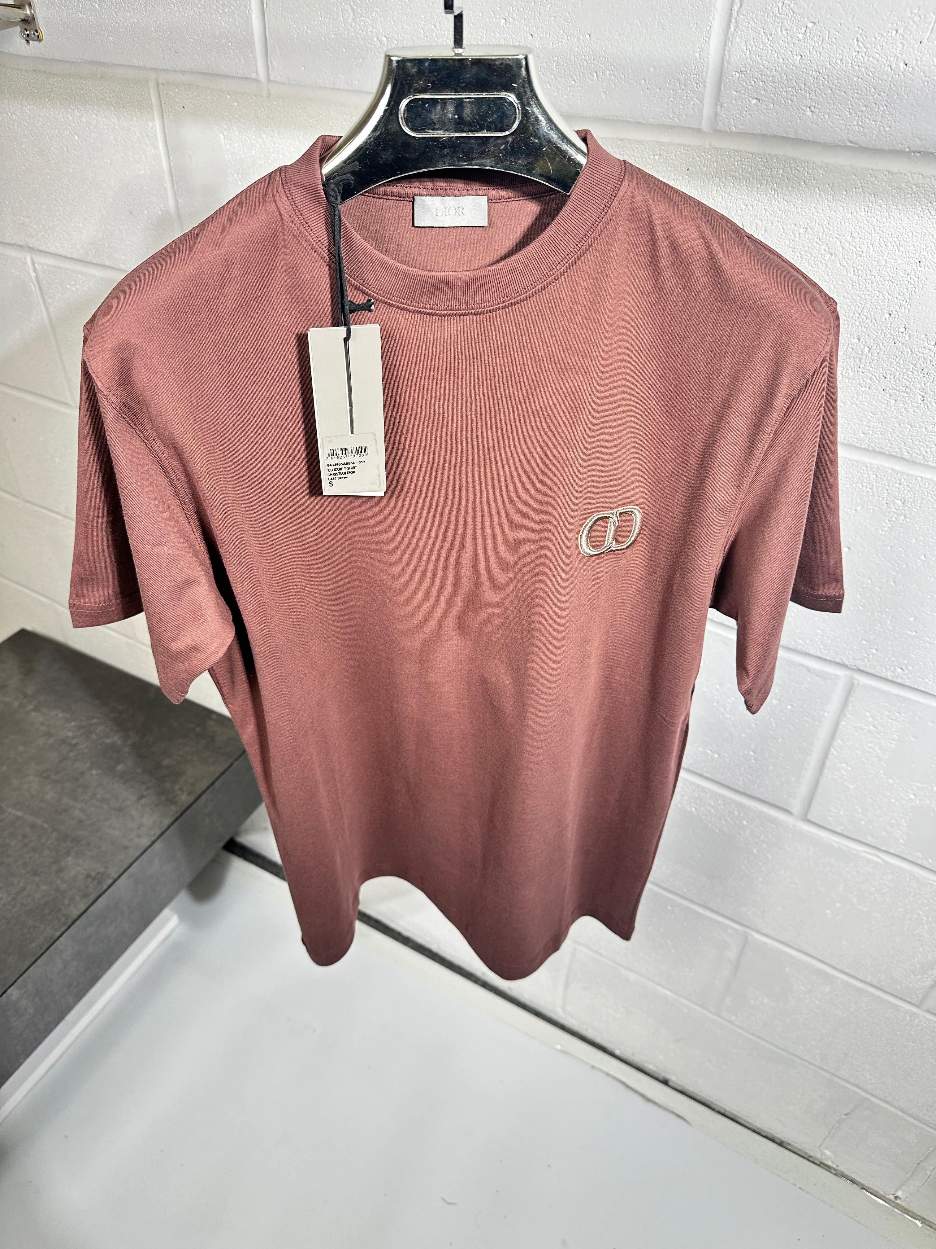 Dior CD tee chocolate