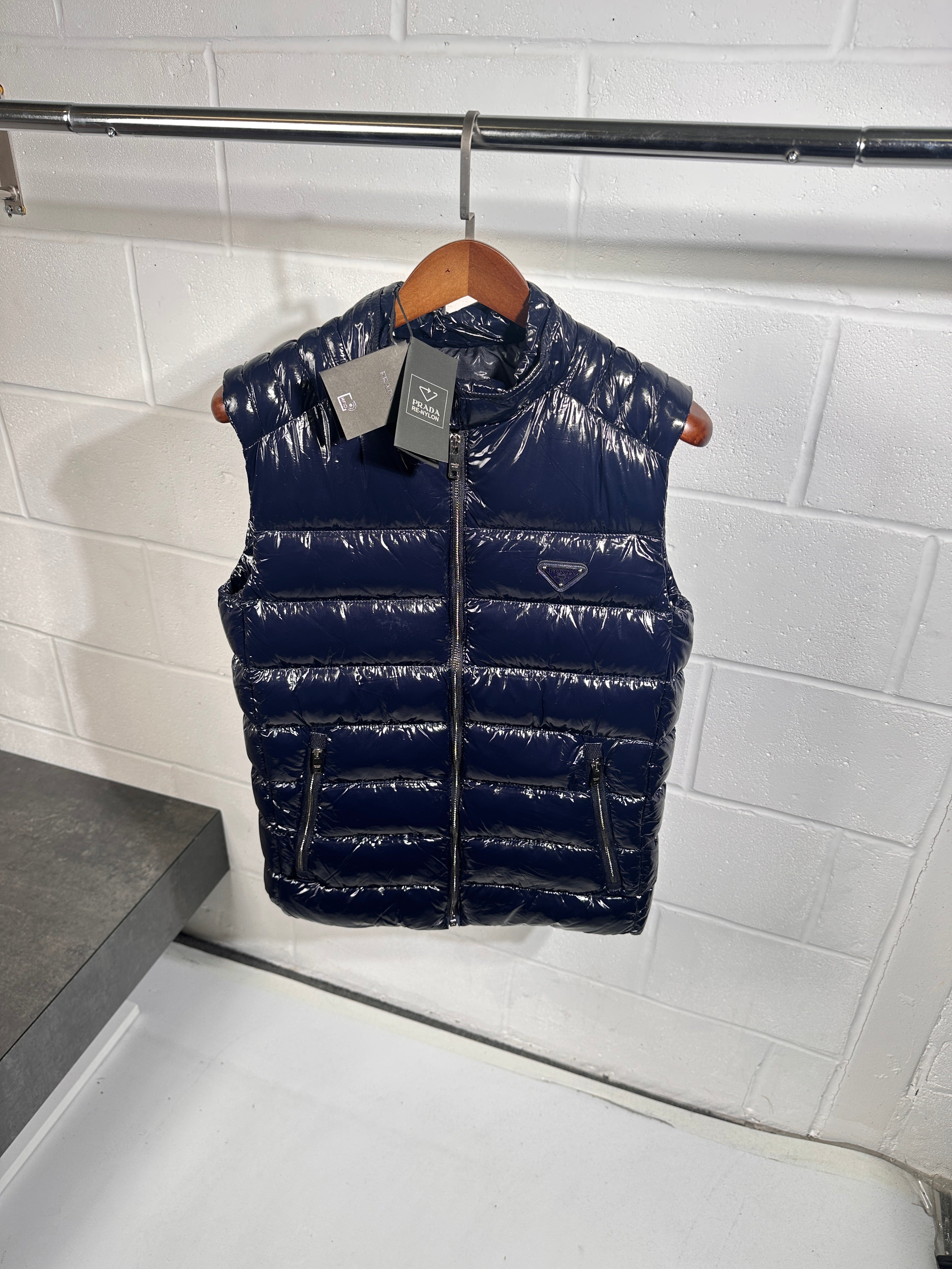 Prada body warmer navy