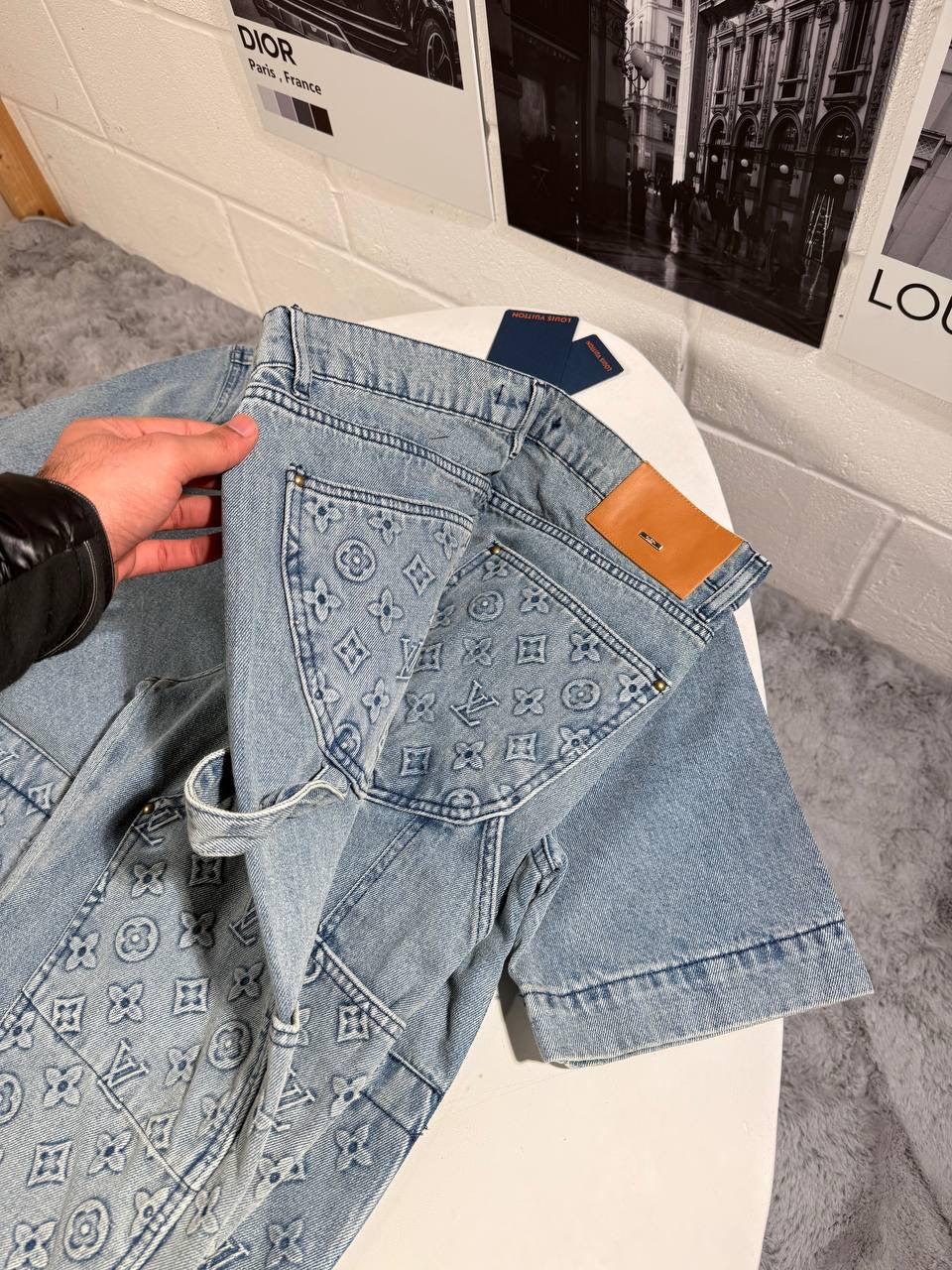 LVE DENIM MONOGRAM TRACKSUIT