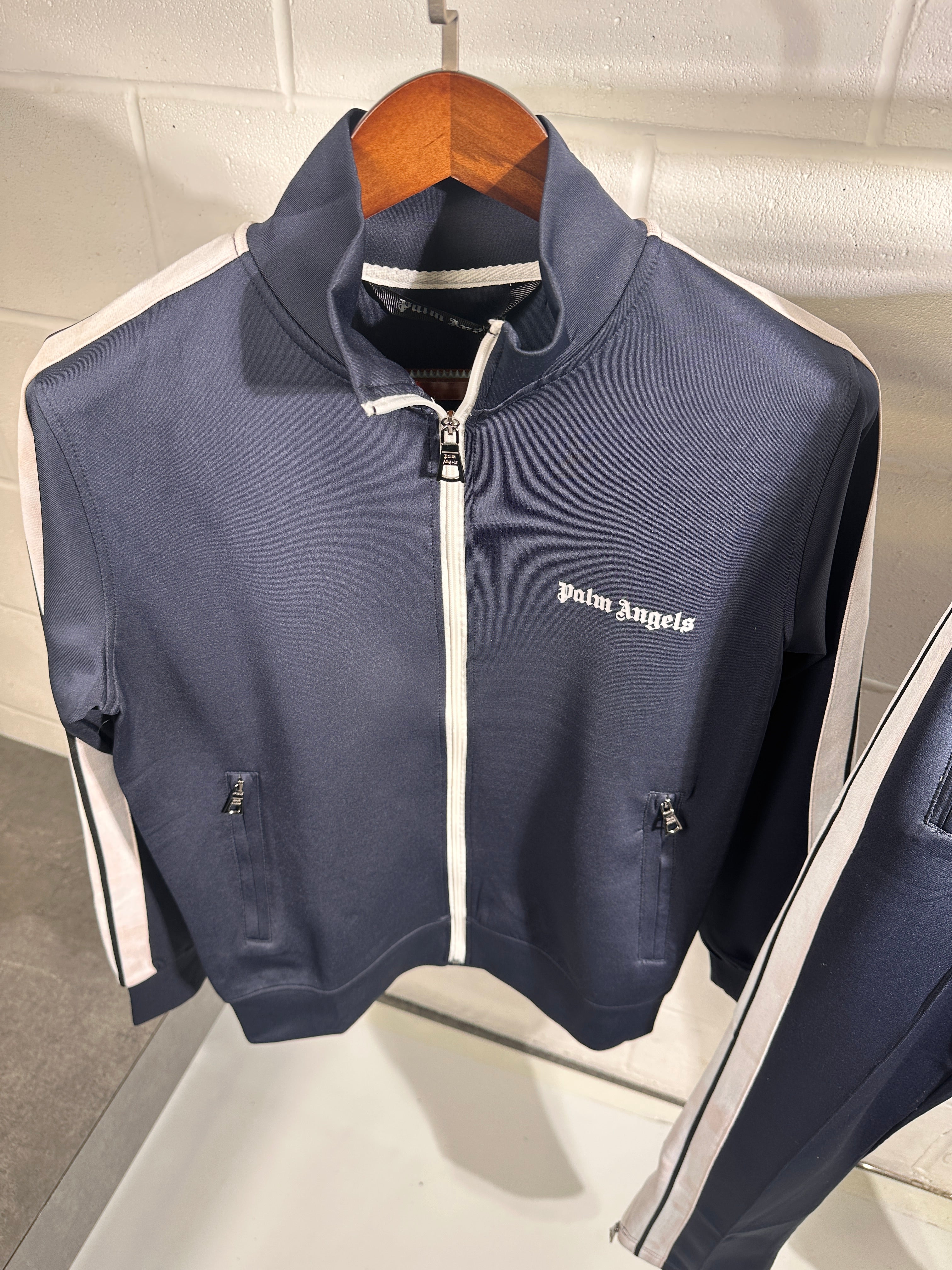 Palm angels tracksuit navy