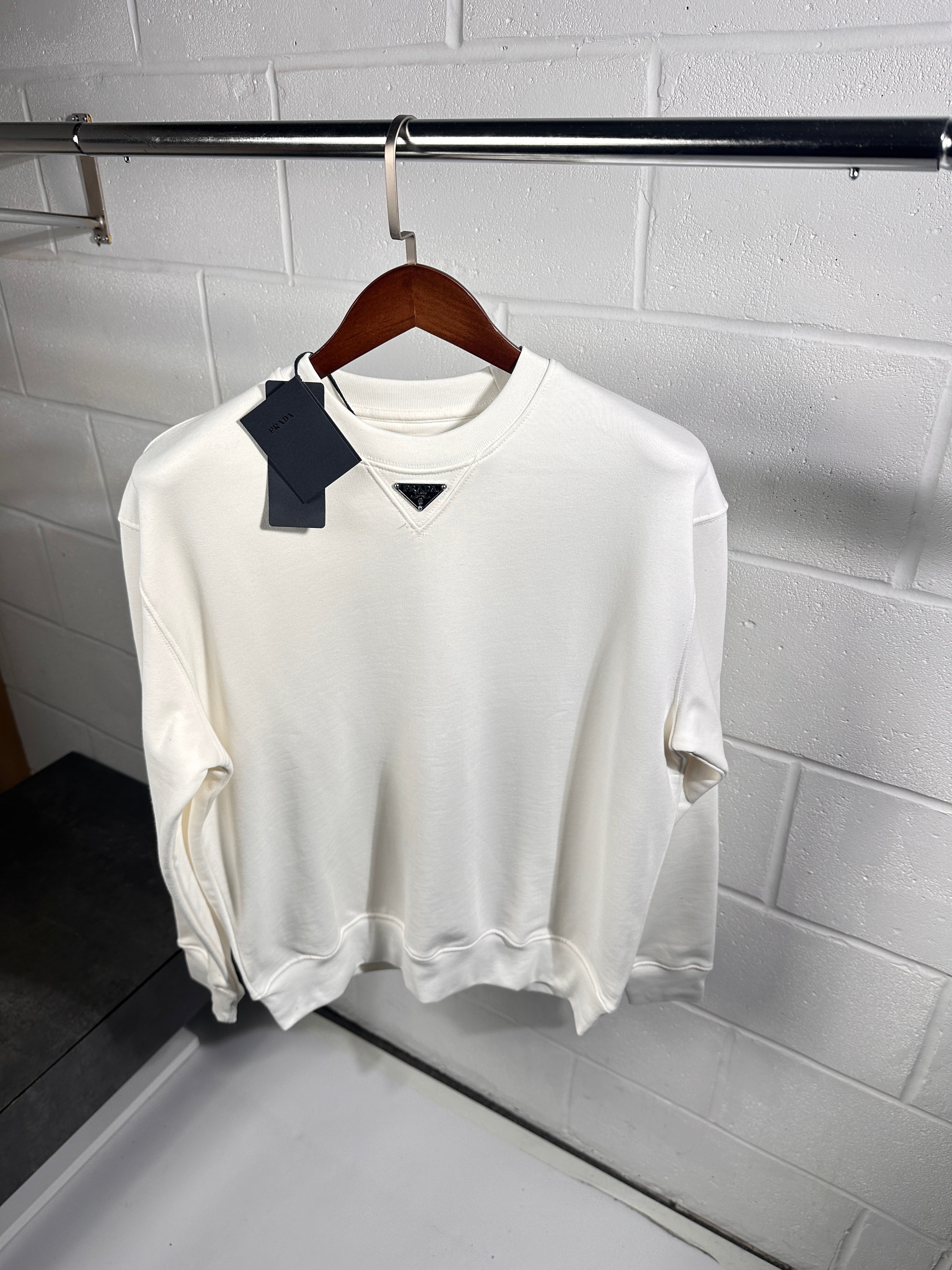 Prada sweatshirt white