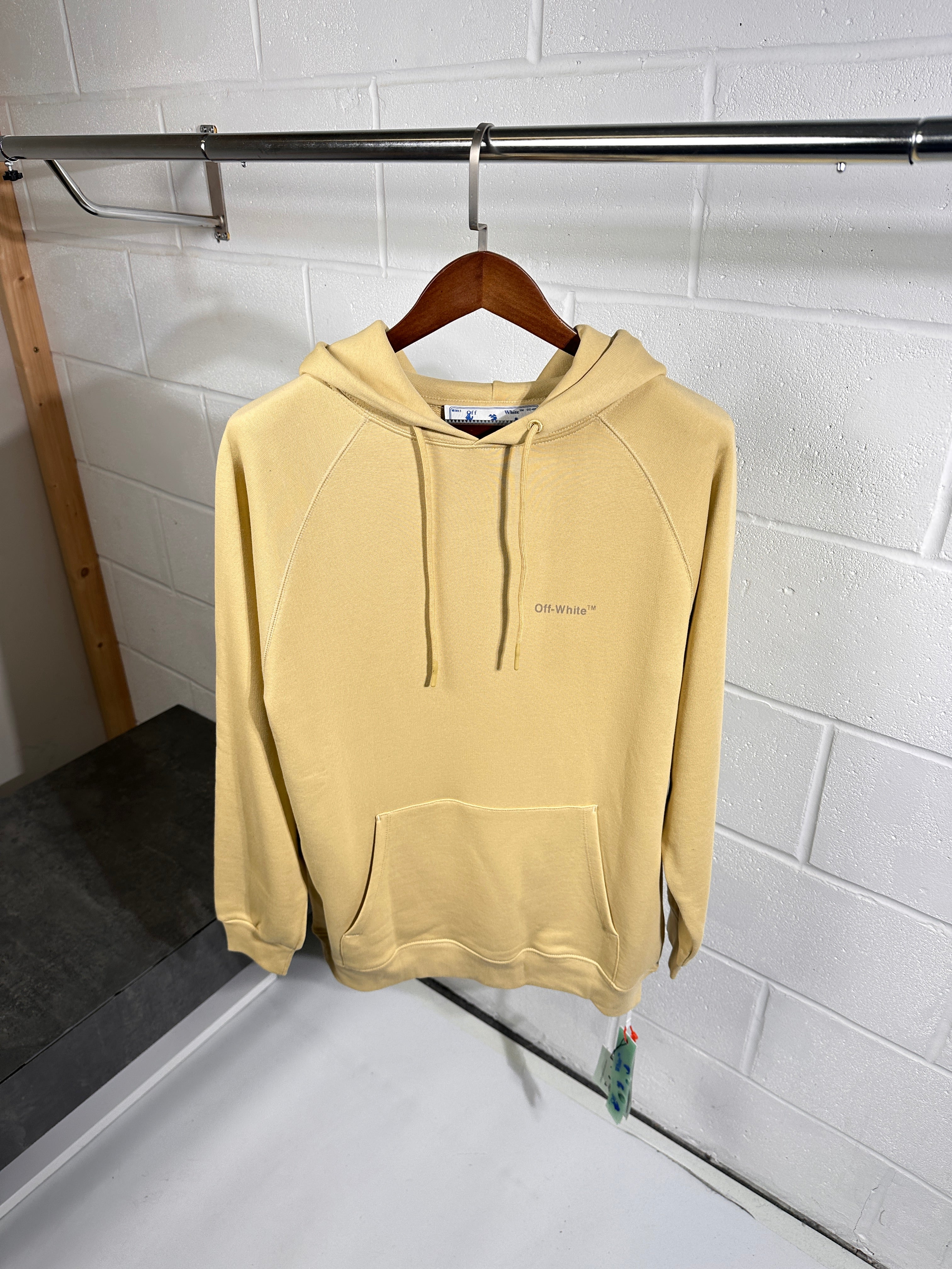 Off white hoodie cream (oversized)