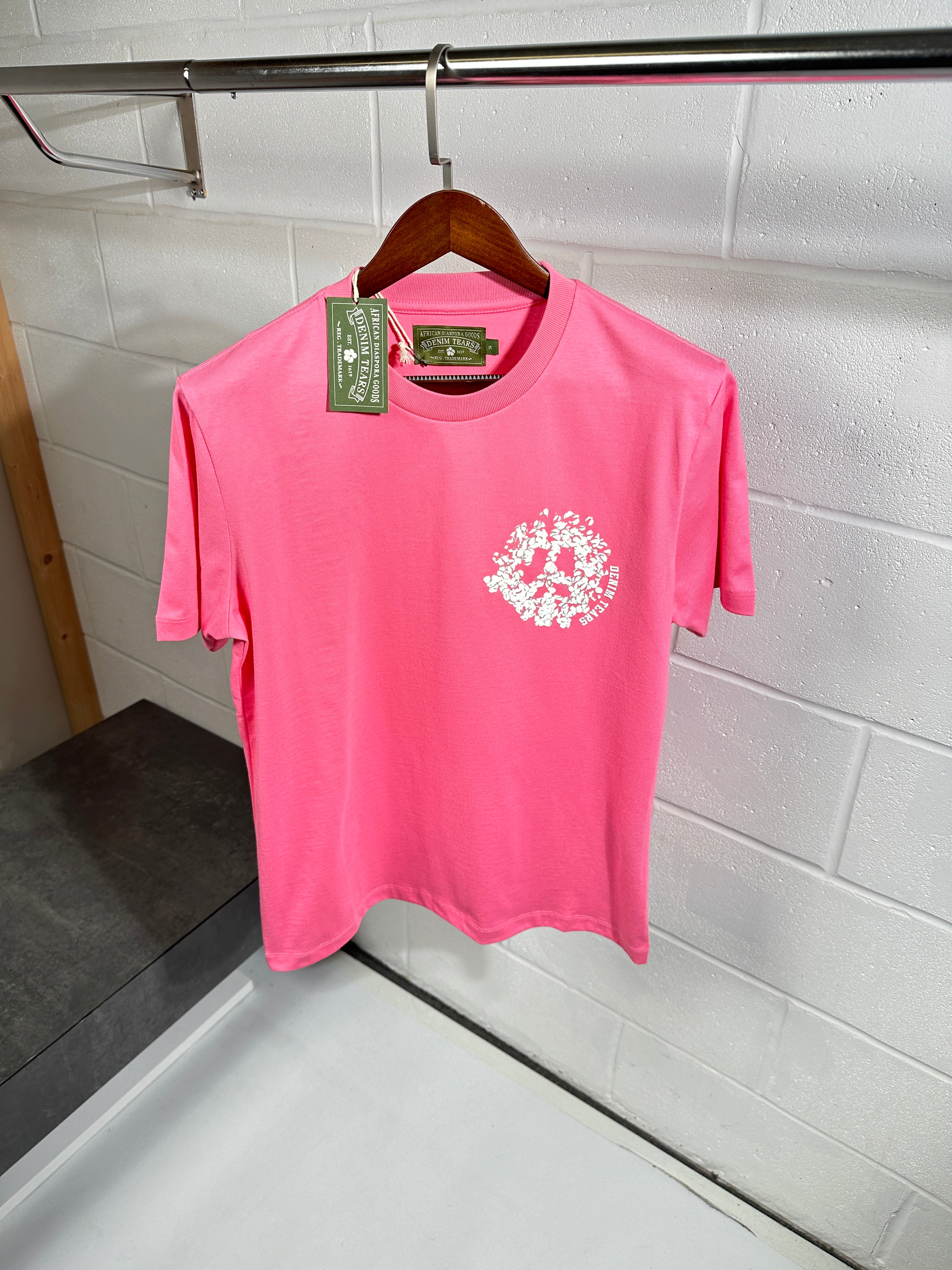 Denim tears tee pink