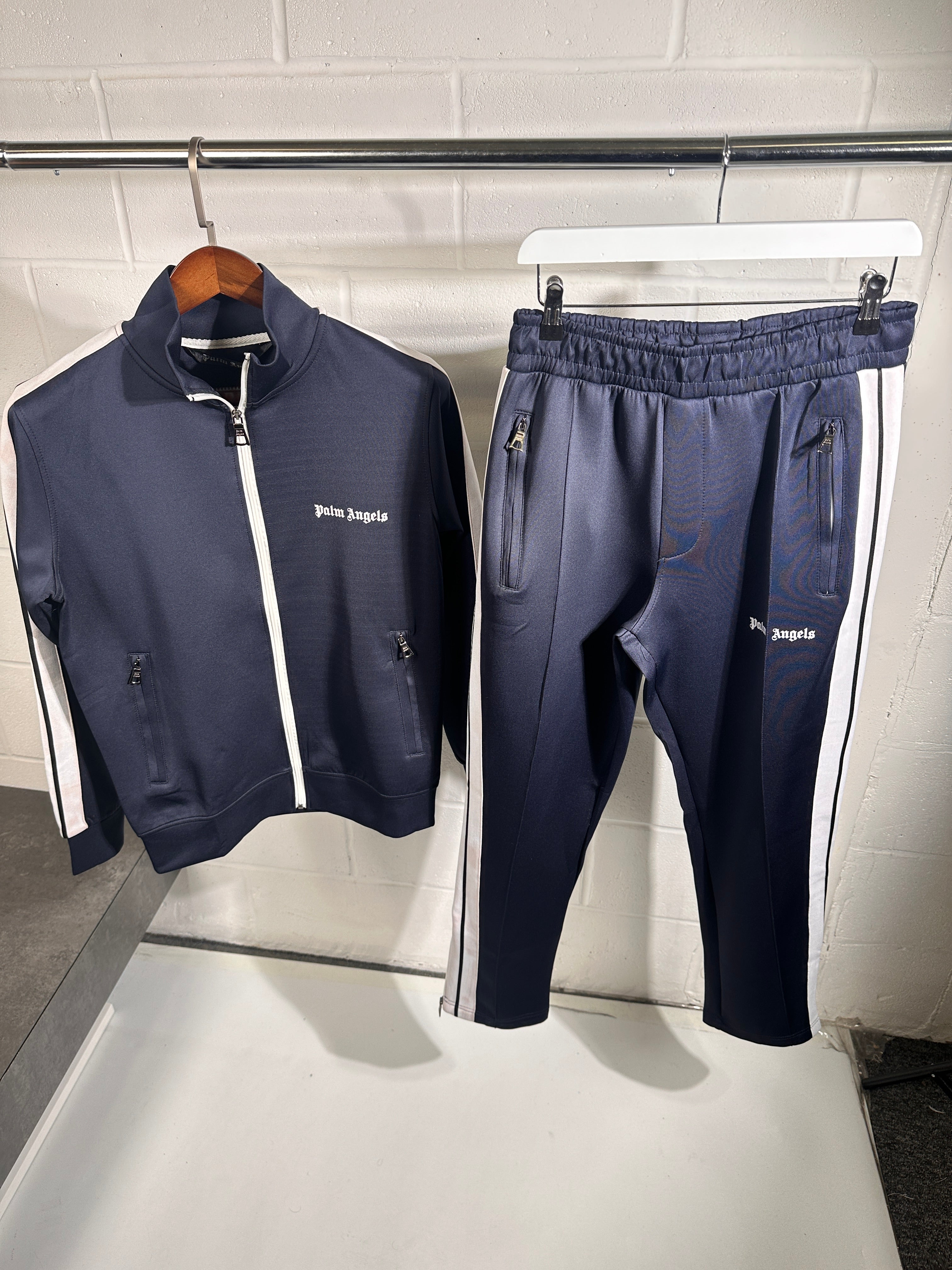 Palm angels tracksuit navy