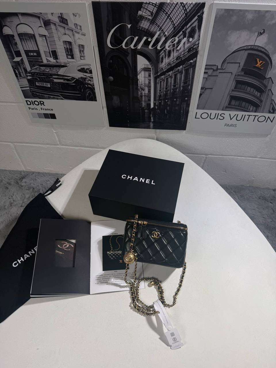 CHNL PEARL CRUSH BAG