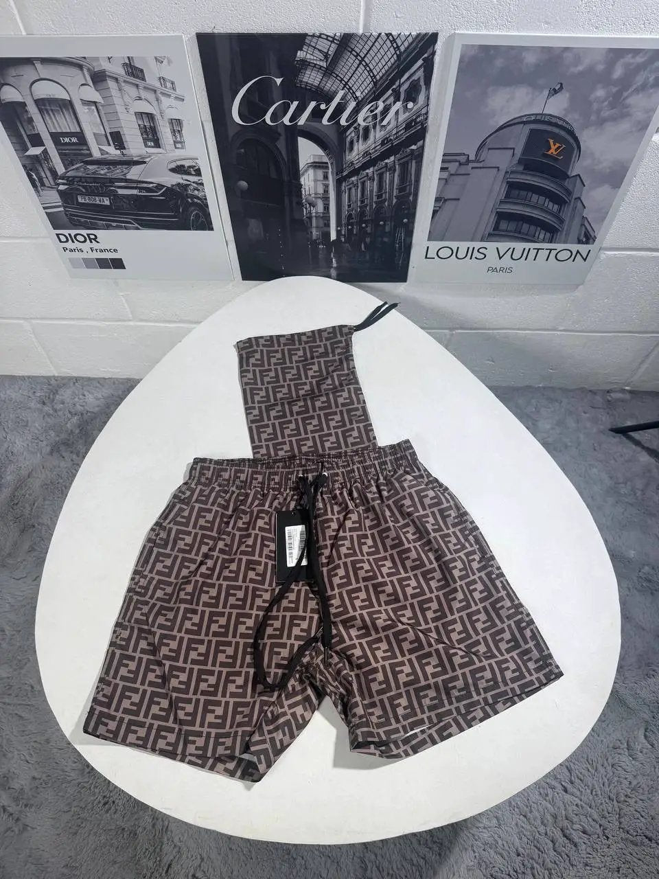 FNDI SHORTS BROWN by Stock supplier