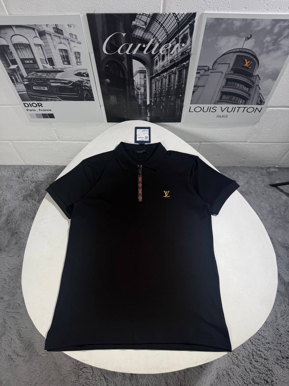 LVE ZIP PATTERN POLO