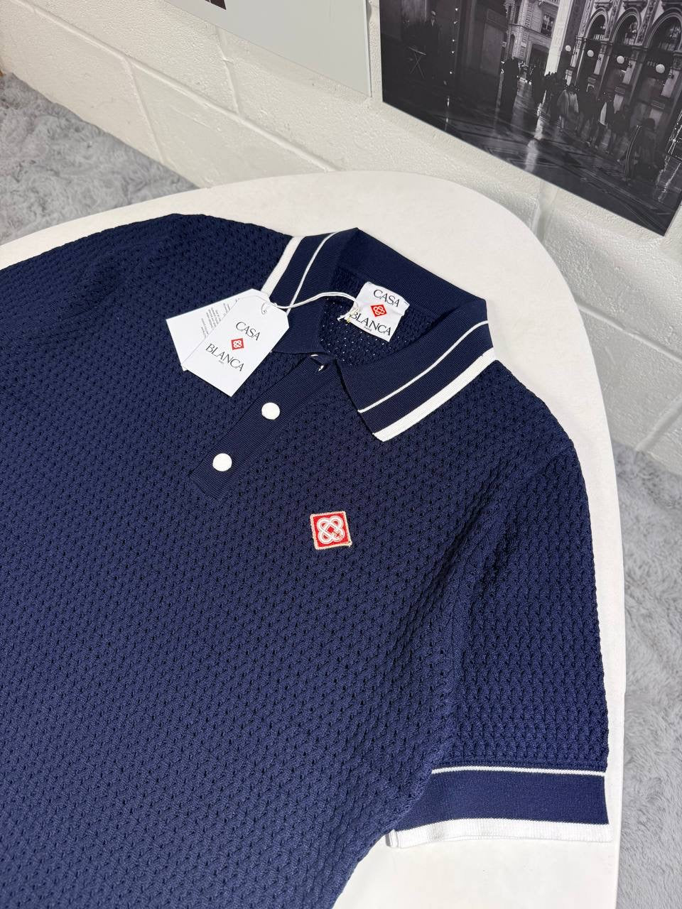 CASA KNITTED POLO
