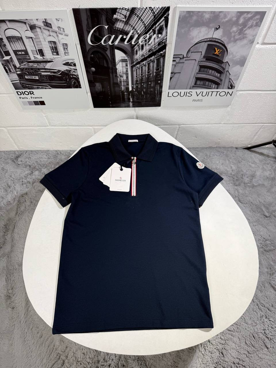 MNC QUARTER ZIP POLO