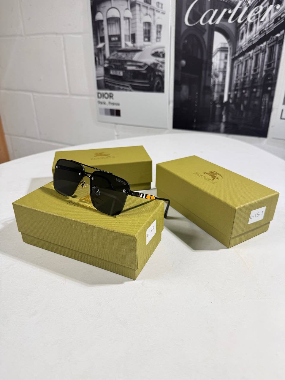 BURB SUNGLASSES BLACK MEN