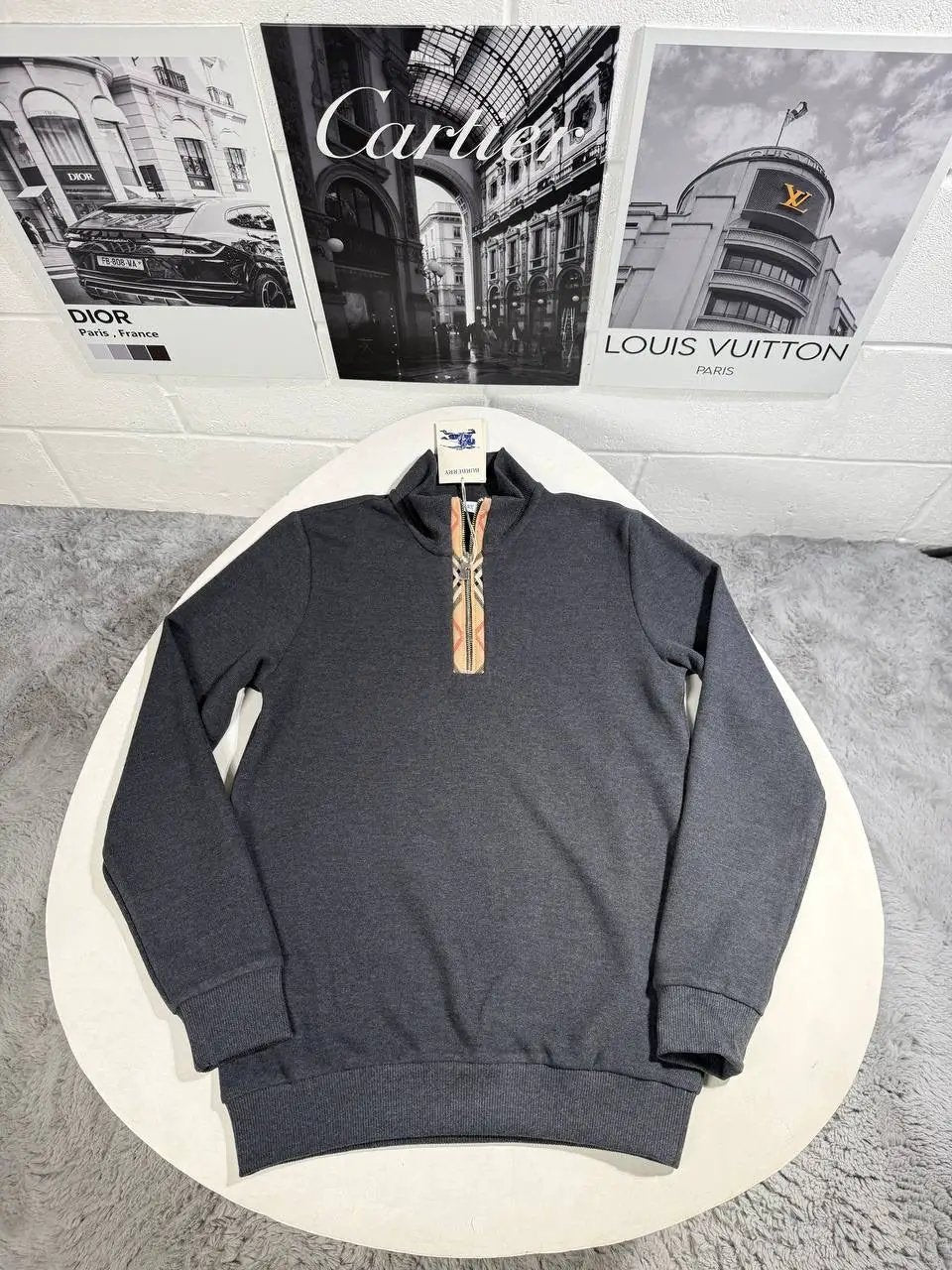 BURB QUARTER ZIP by Stock supplier