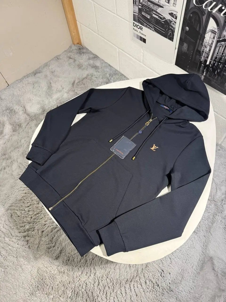 LVE LOGO HOODIE NAVY by Stock supplier