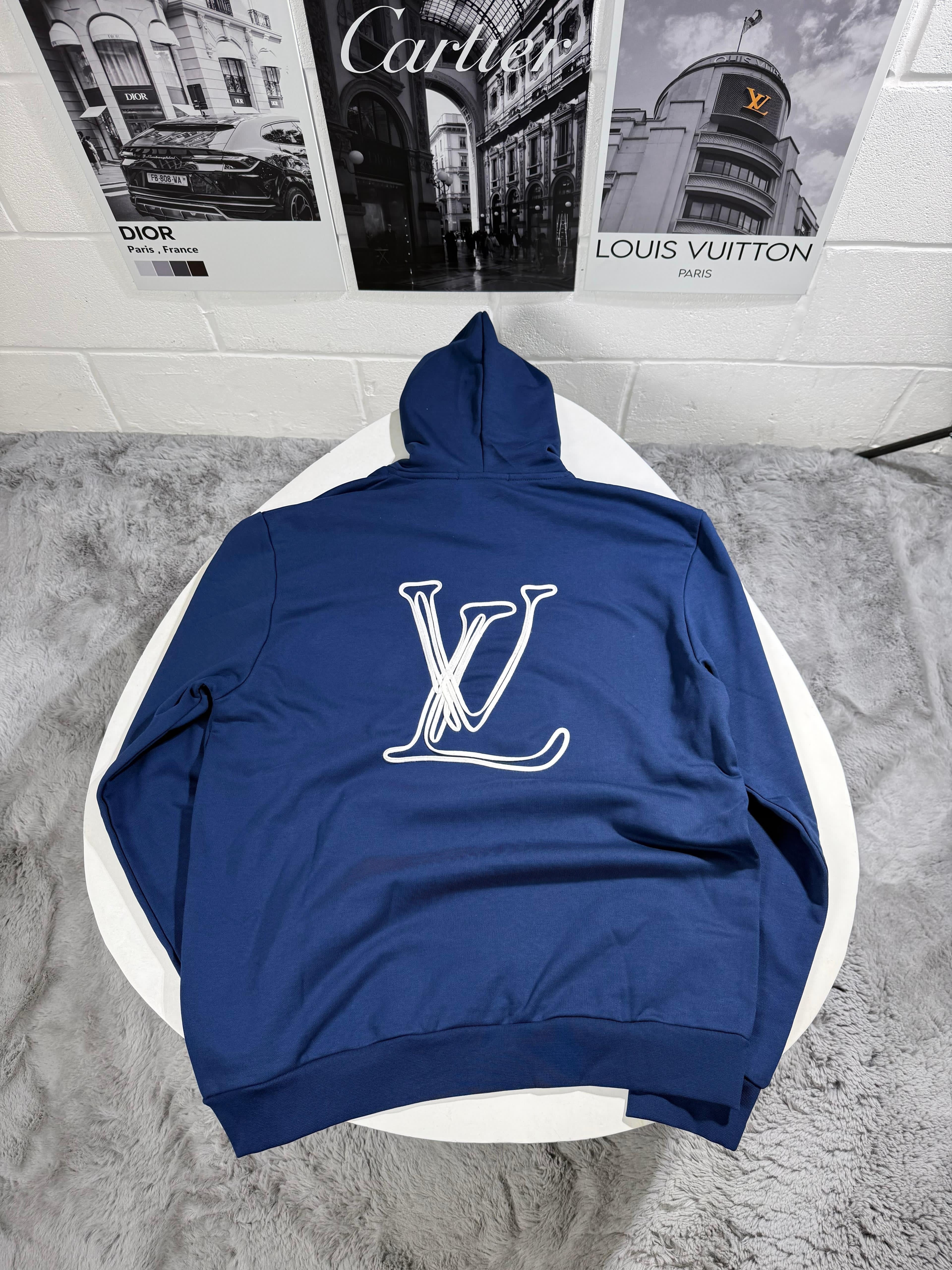 LVE INTARSIA HOODIE