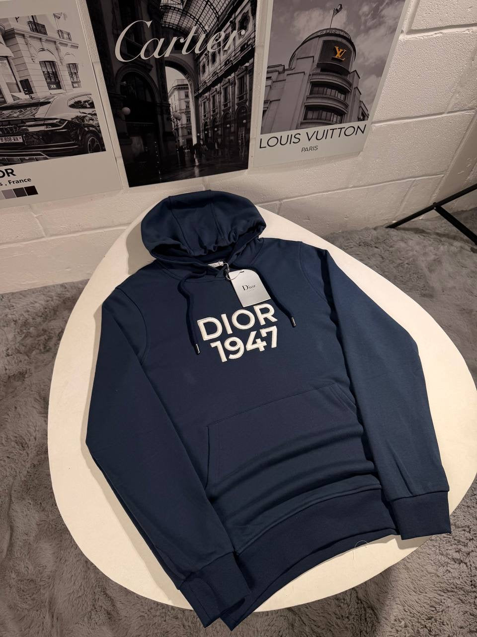 IOR 1947 HOODIE NAVY