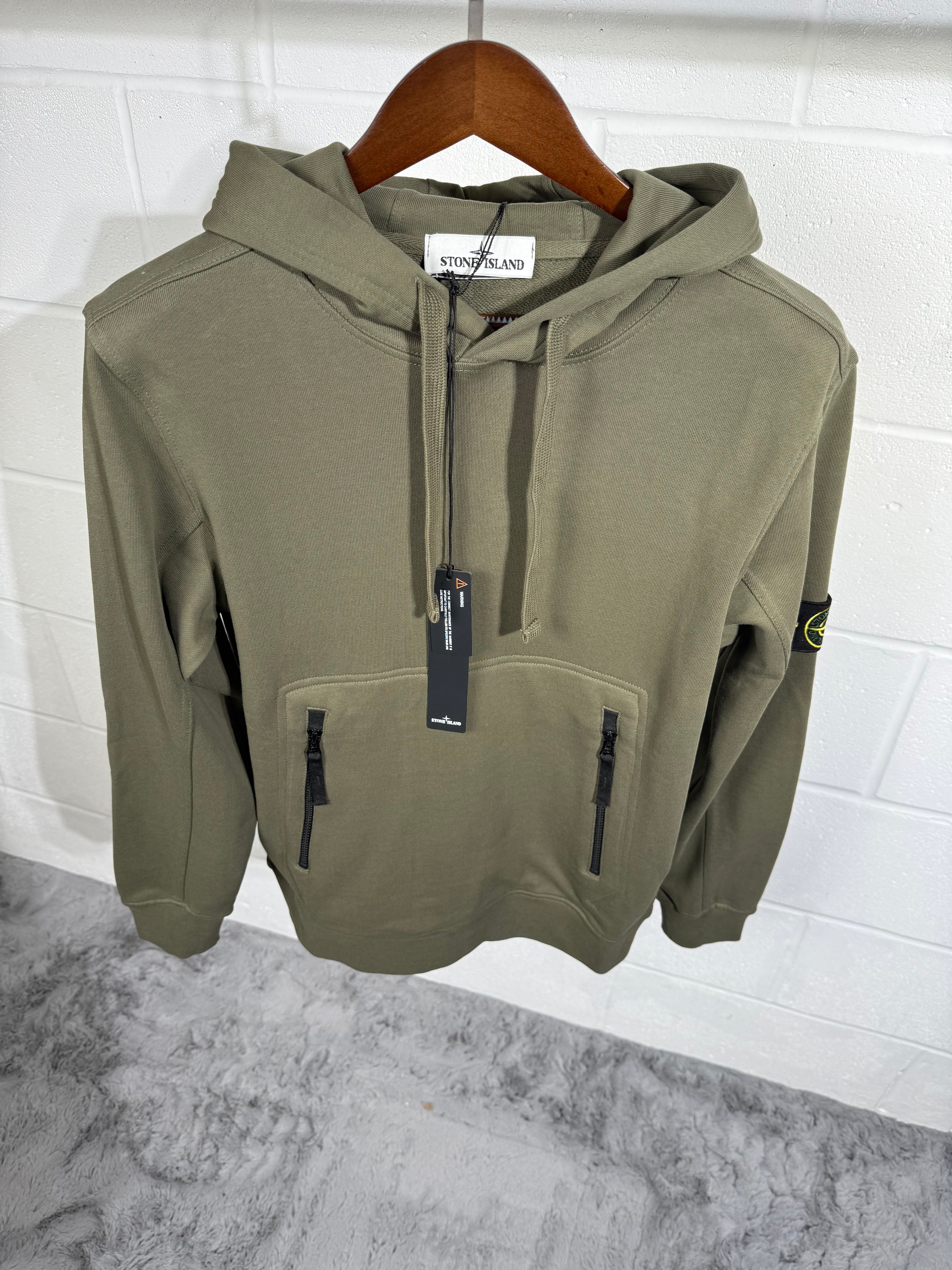 SI ZIP UP HOODIE light green