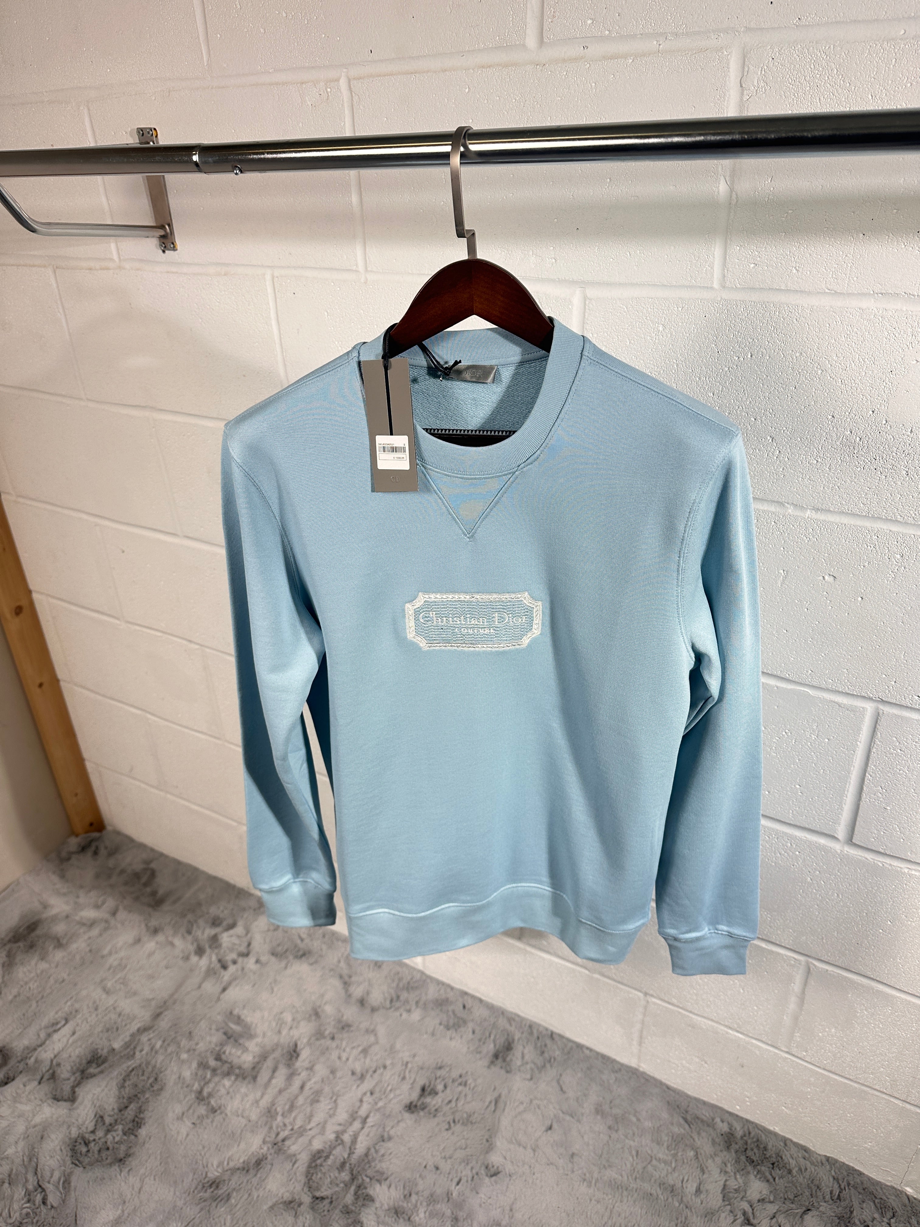 Dior sweatshirt sky blue