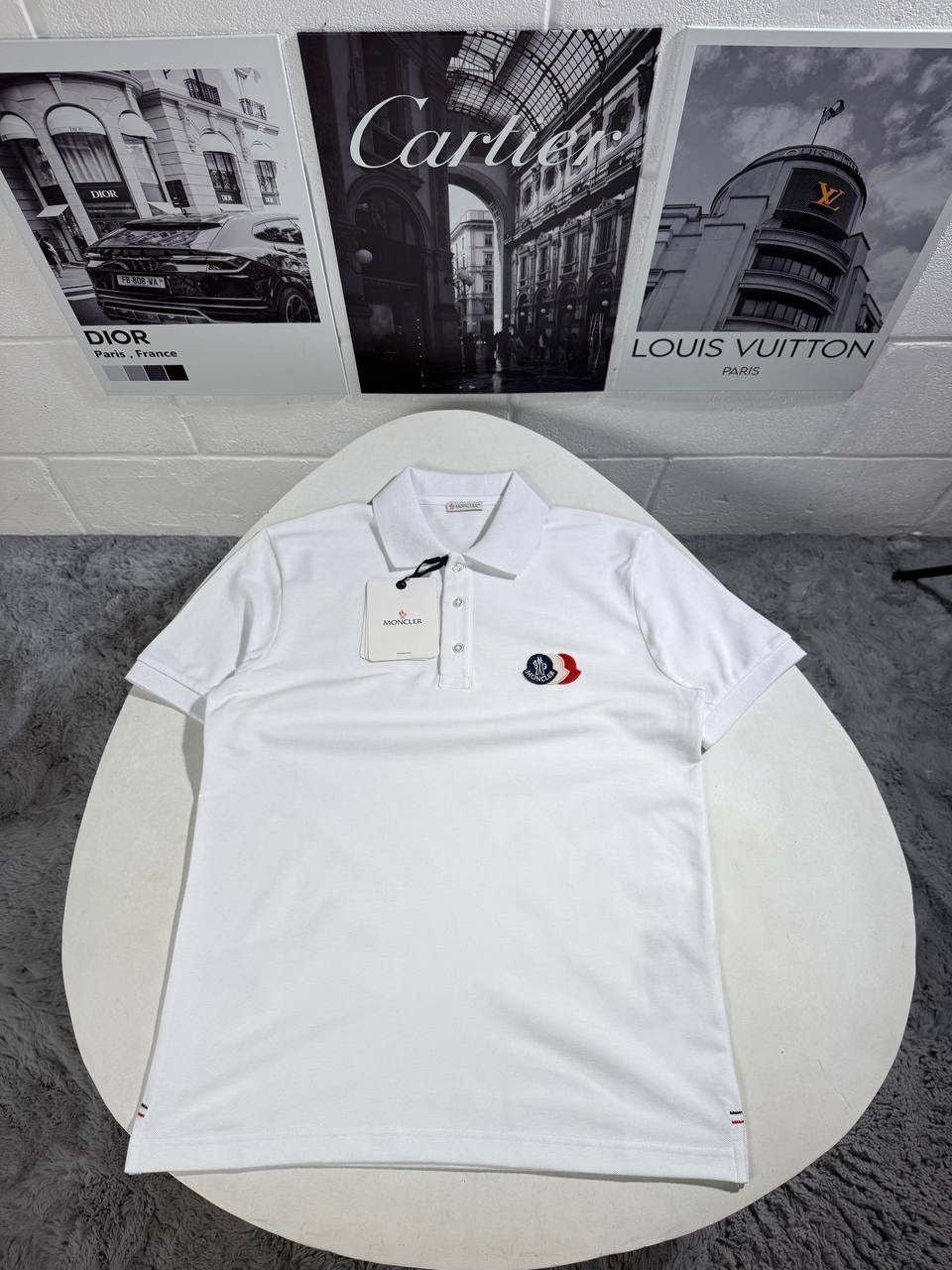 MNCLR TRICOLOR LOGO POLO