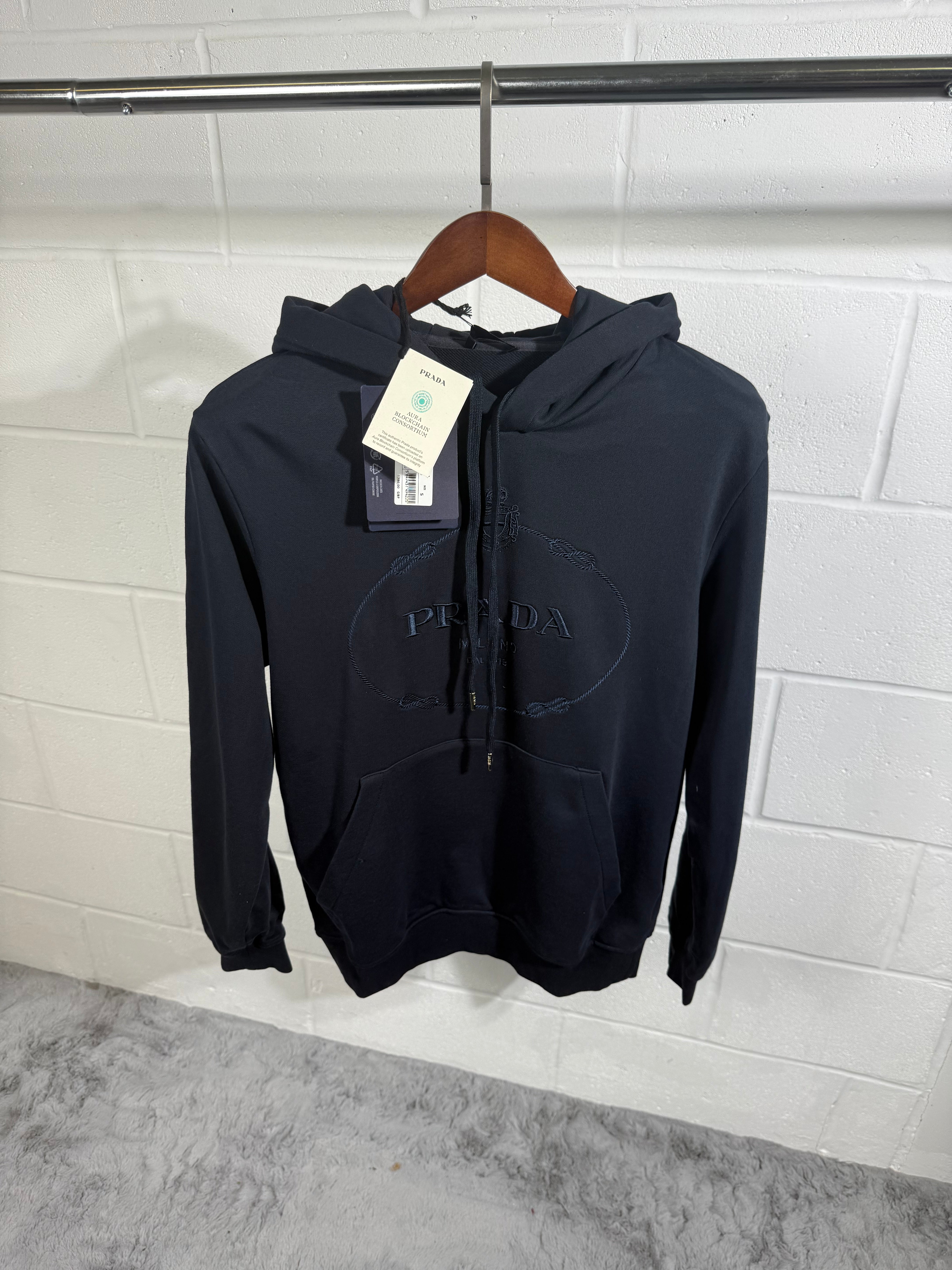 Prada hoodie navy