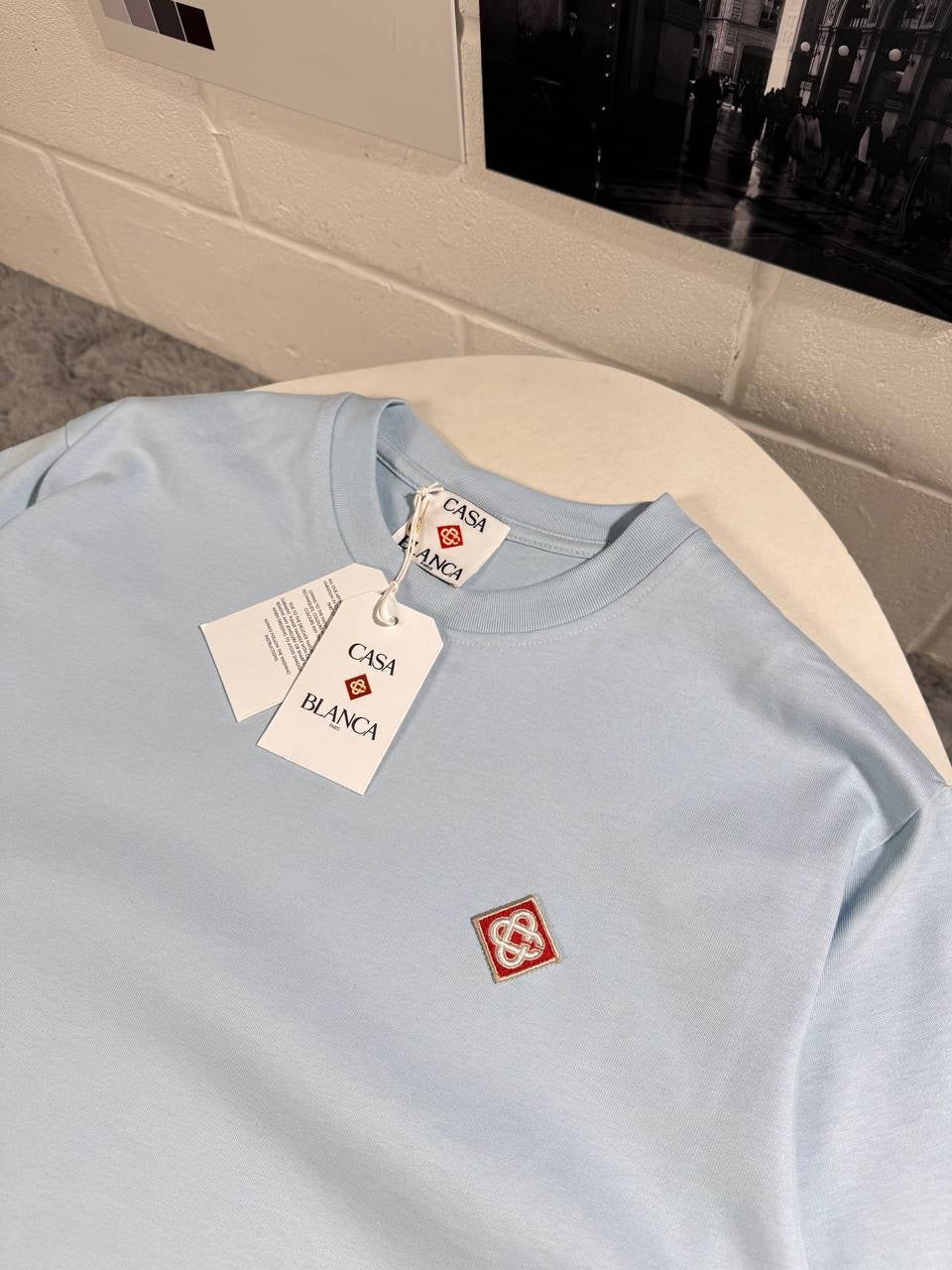 CASA T SHIRT BABY BLUE