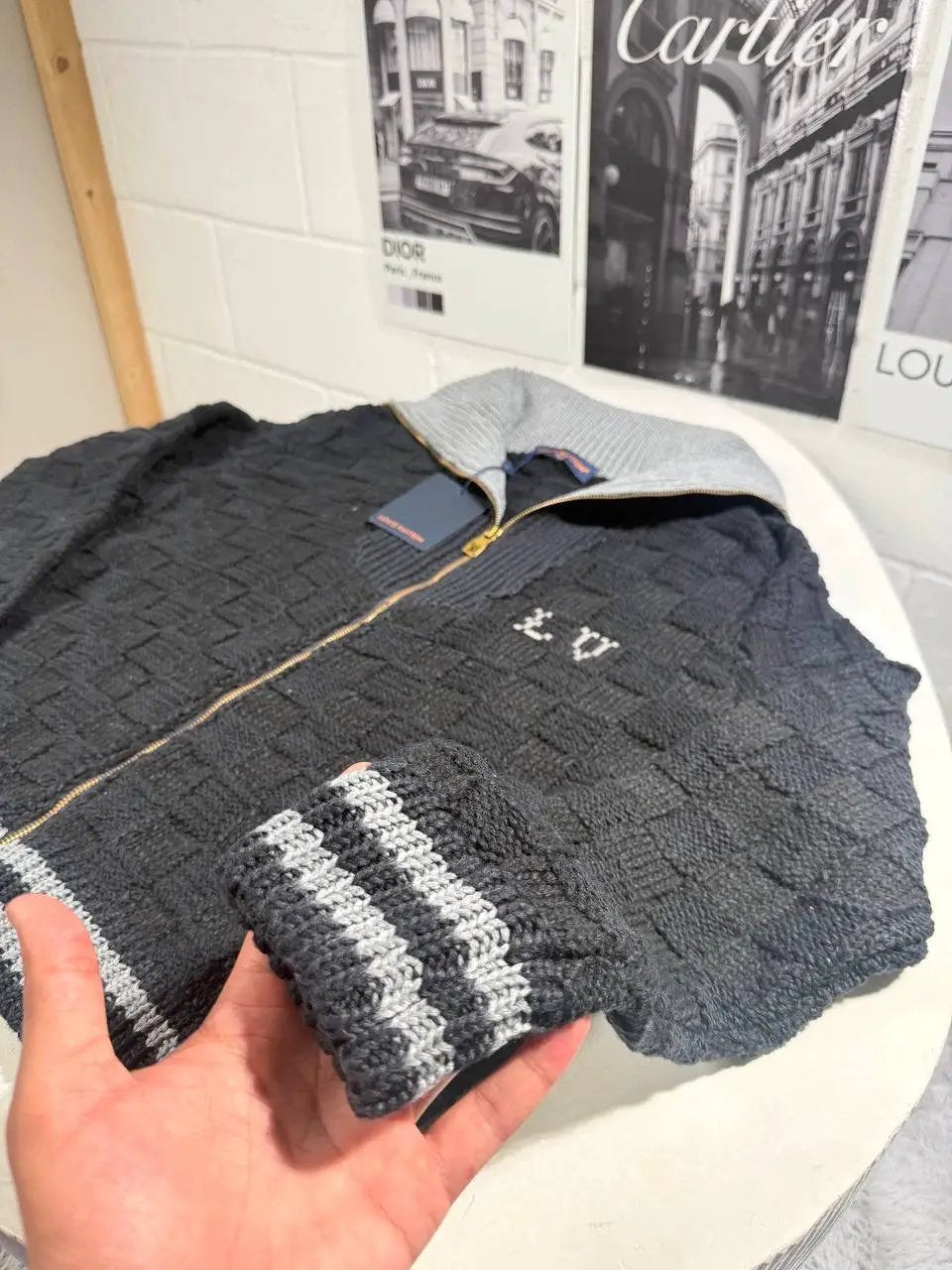 LVE DAMINER KNITTED ZIPUP by Stock supplier
