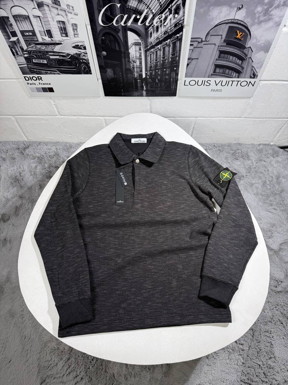 SI COLLARD JUMPER BLACK