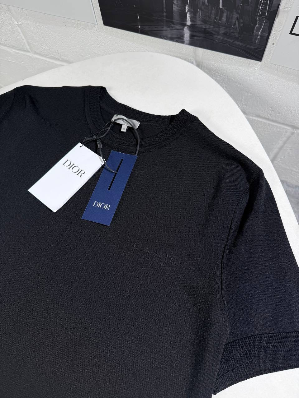 IOR KNITTED LOGO TSHIRT