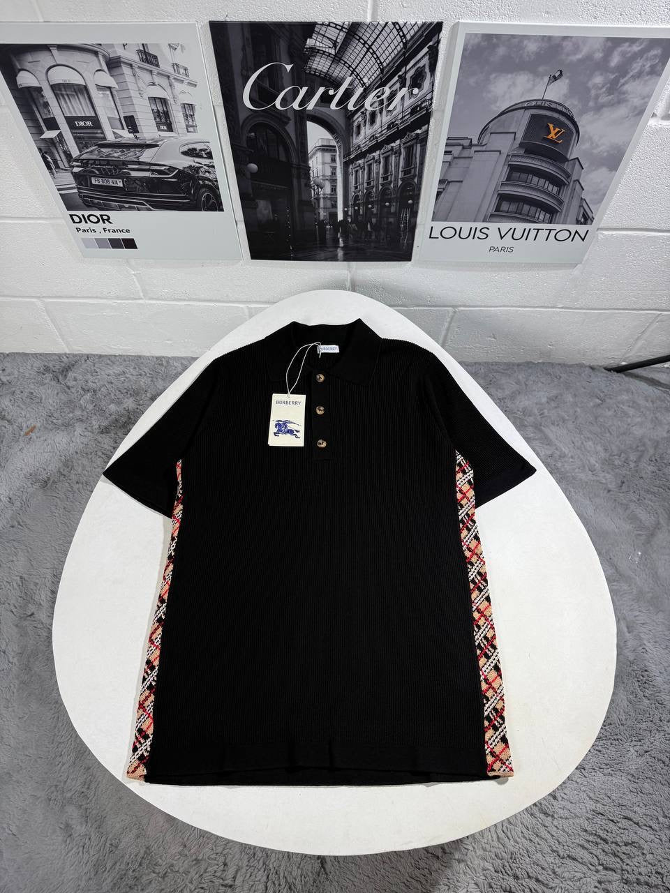 BURB KNITTED POLO