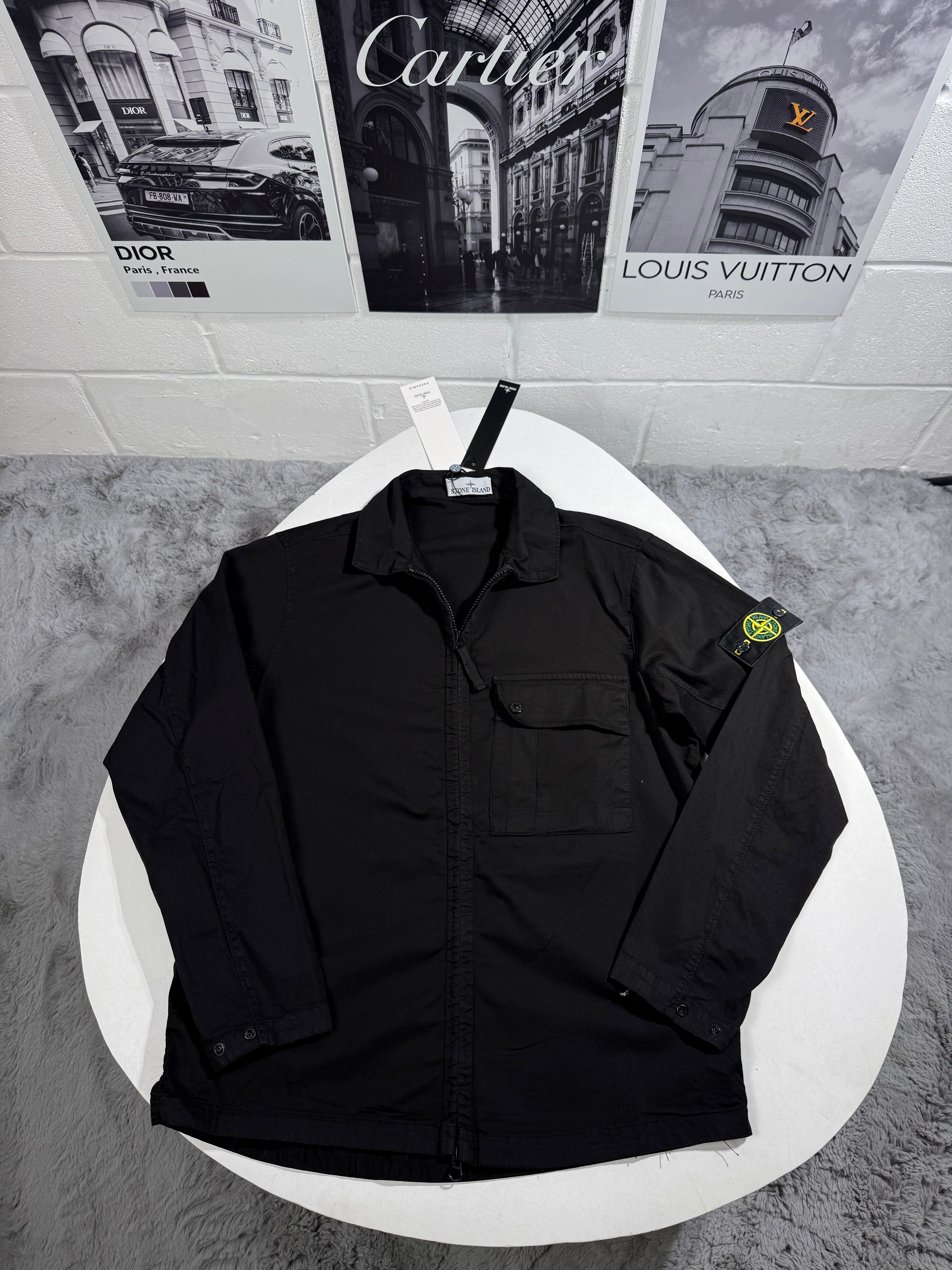 SI ZIP OVERSHIRT BLACK