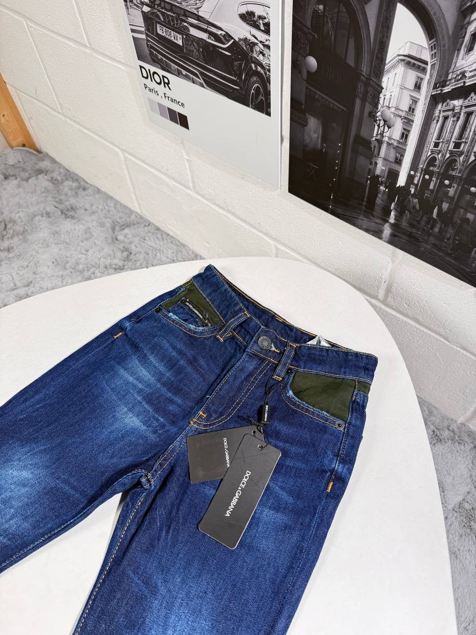 D&G JEANS KIDS BLUE
