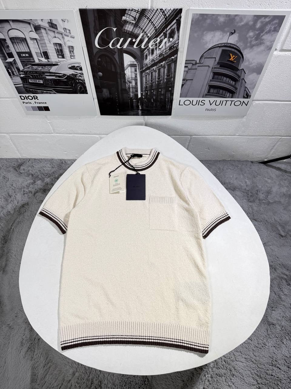 RADA KNITTED T SHIRT WHITE