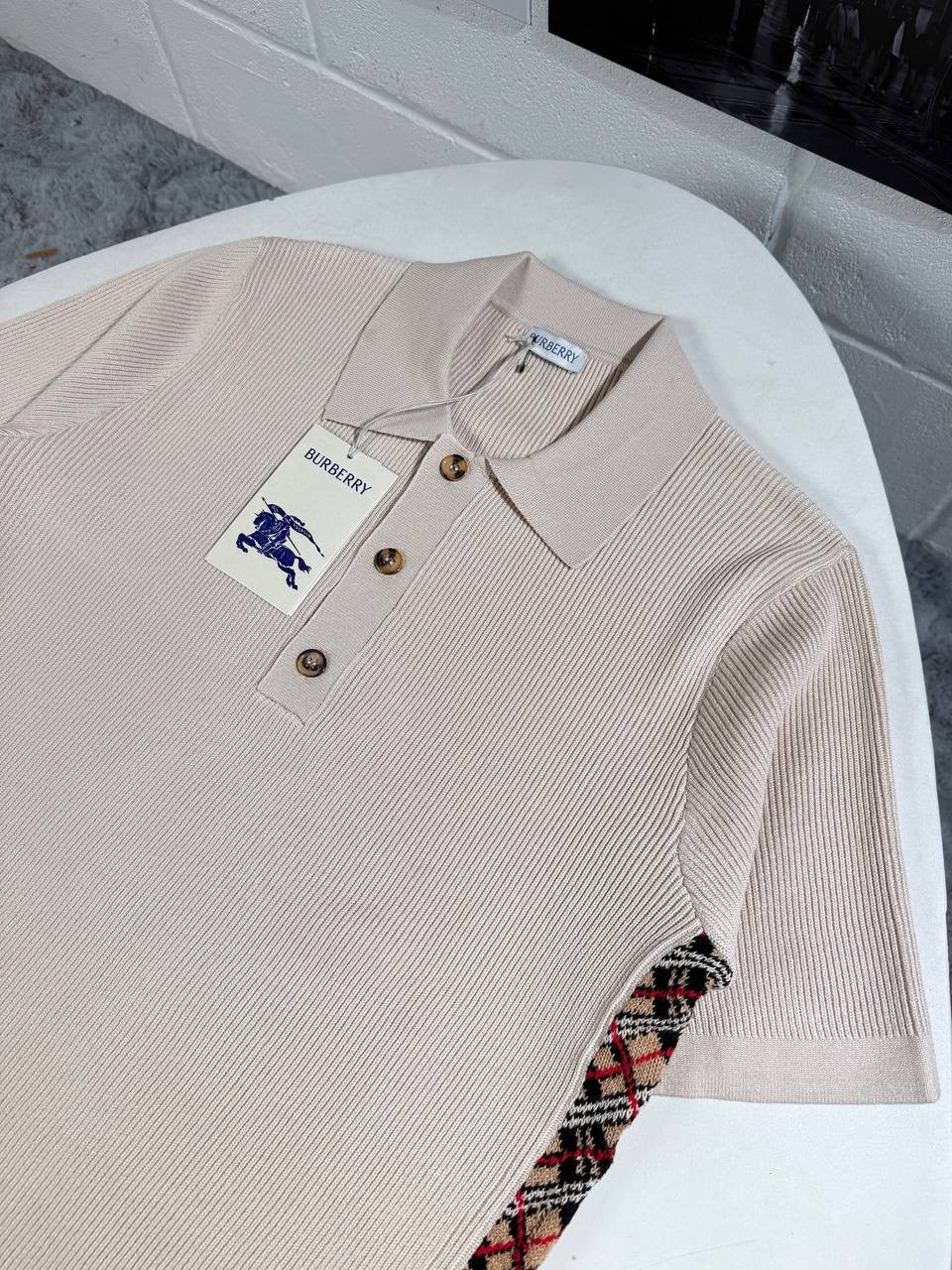 BURB KNITTED POLO