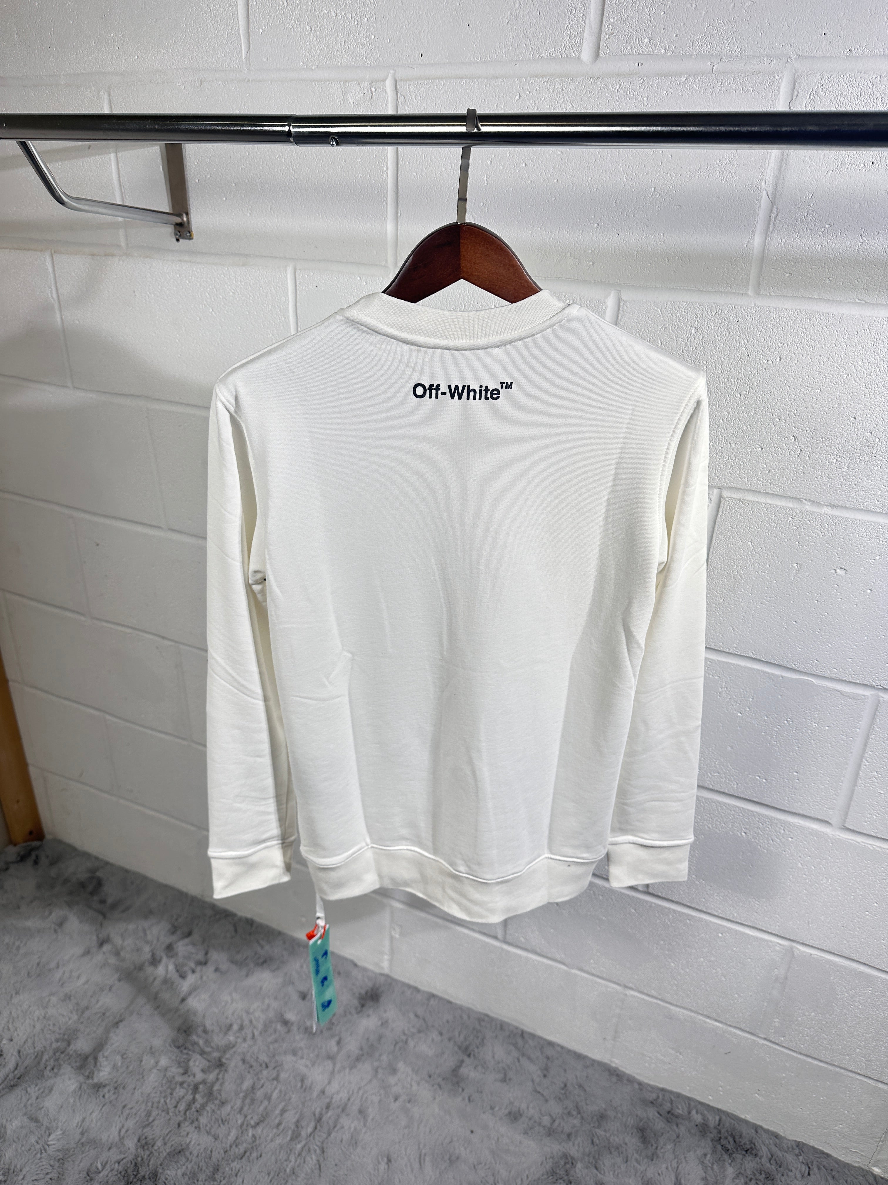 OFF white Mona Lisa sweatshirt white