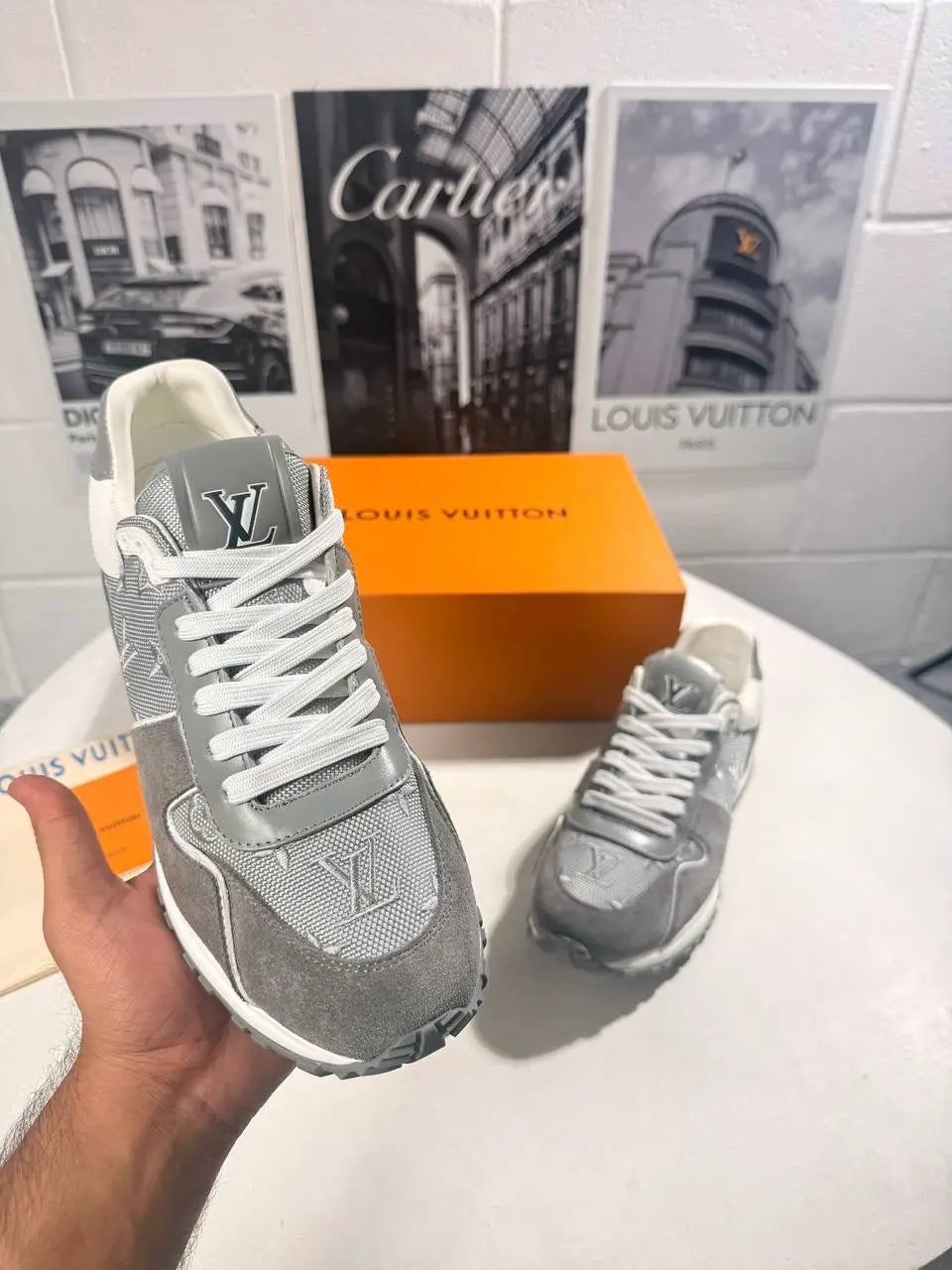 LVE RUN AWAY TRAINERS GREY Stock supplier