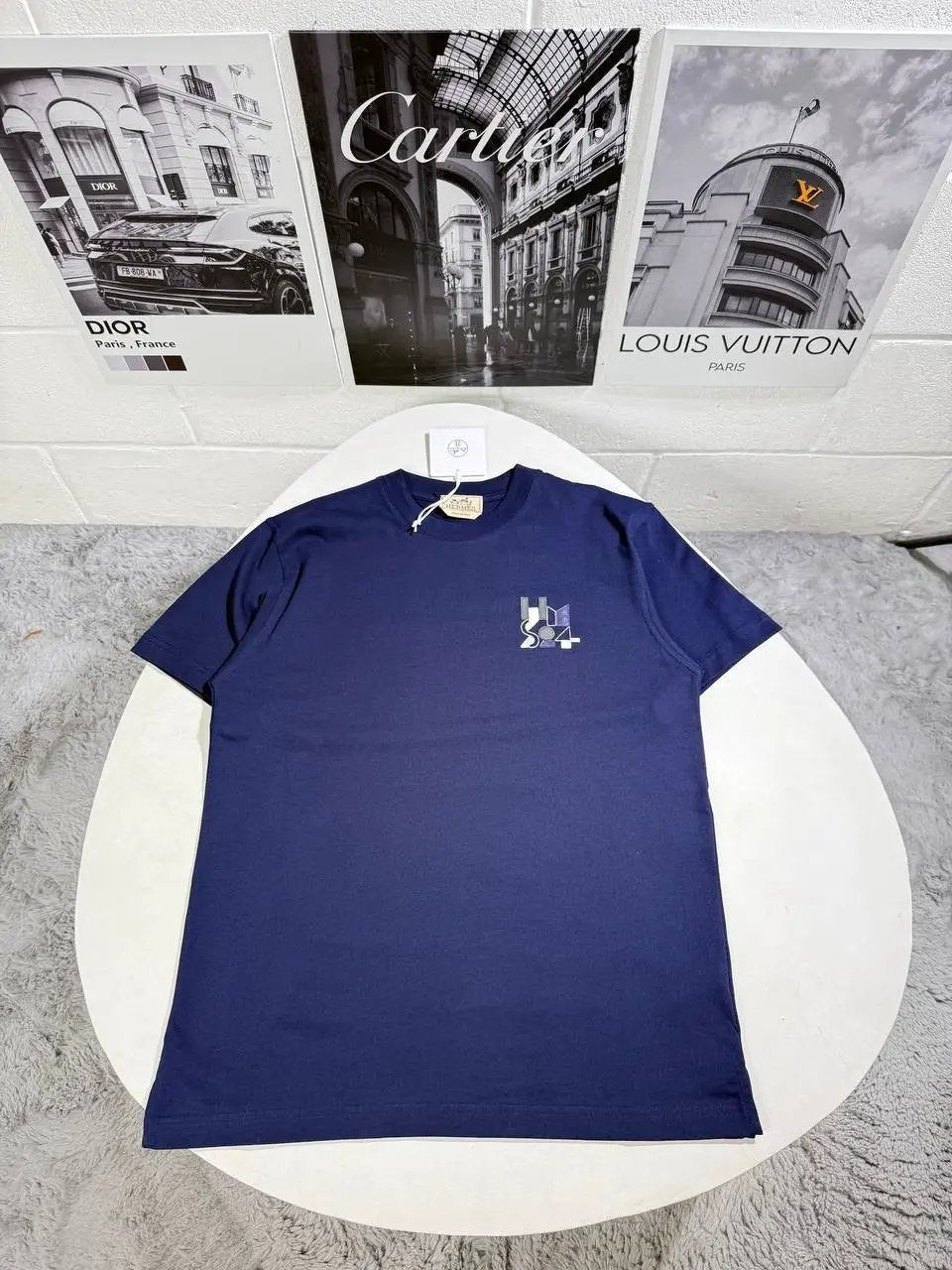 HRM T SHIRT NAVY by Stock supplier
