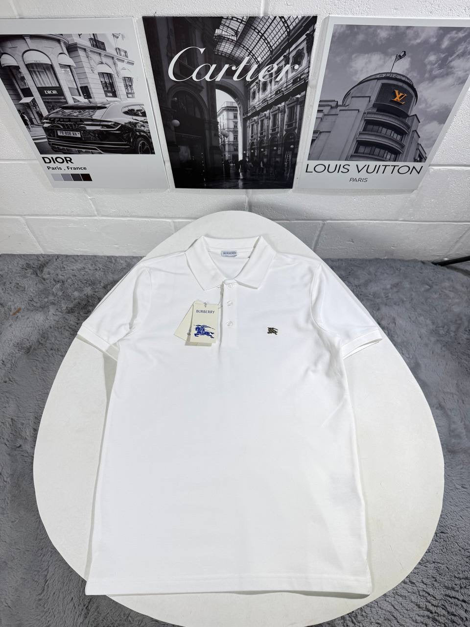 BURB METAL LOGO POLO