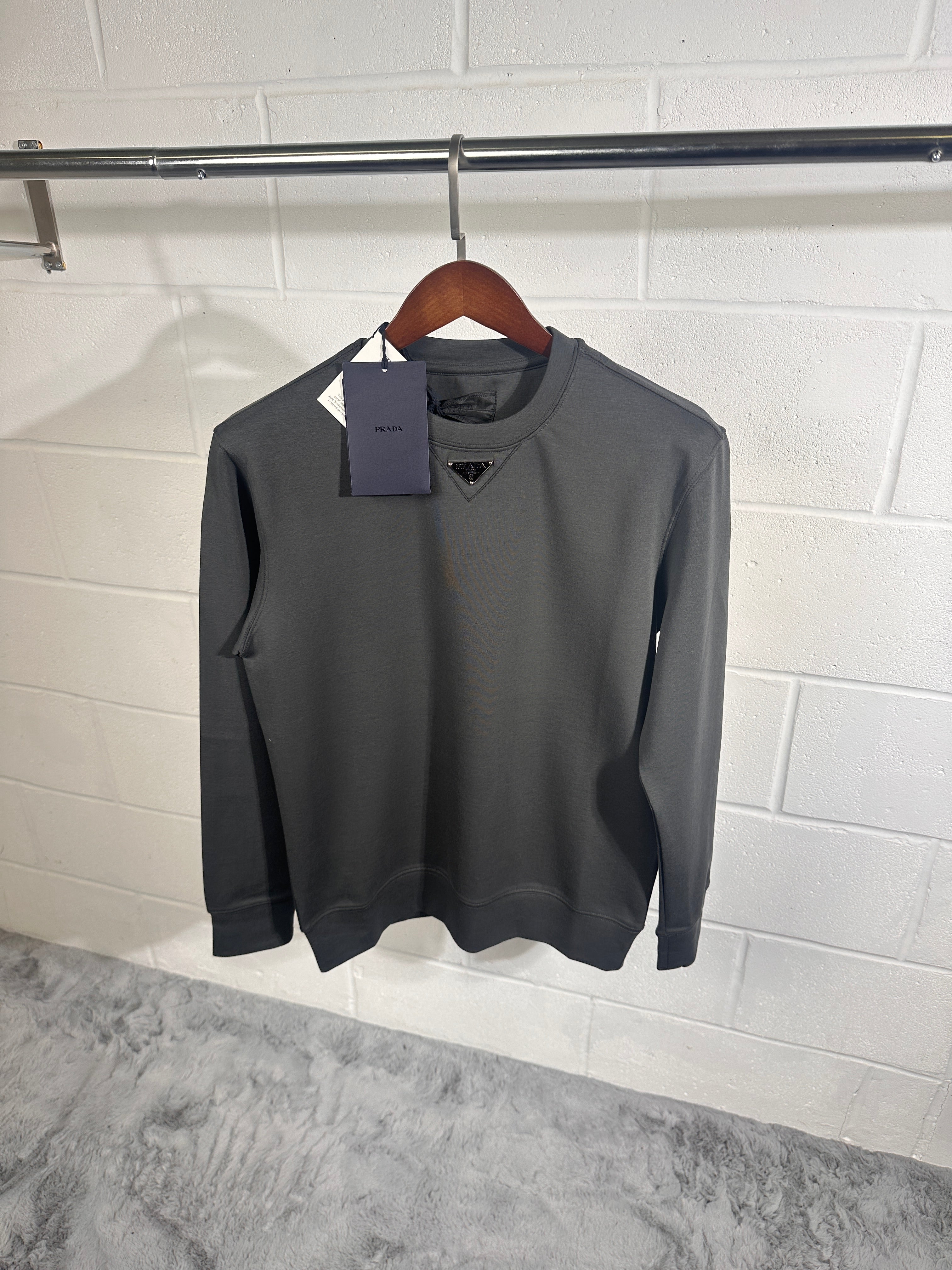 Prada sweatshirt grey