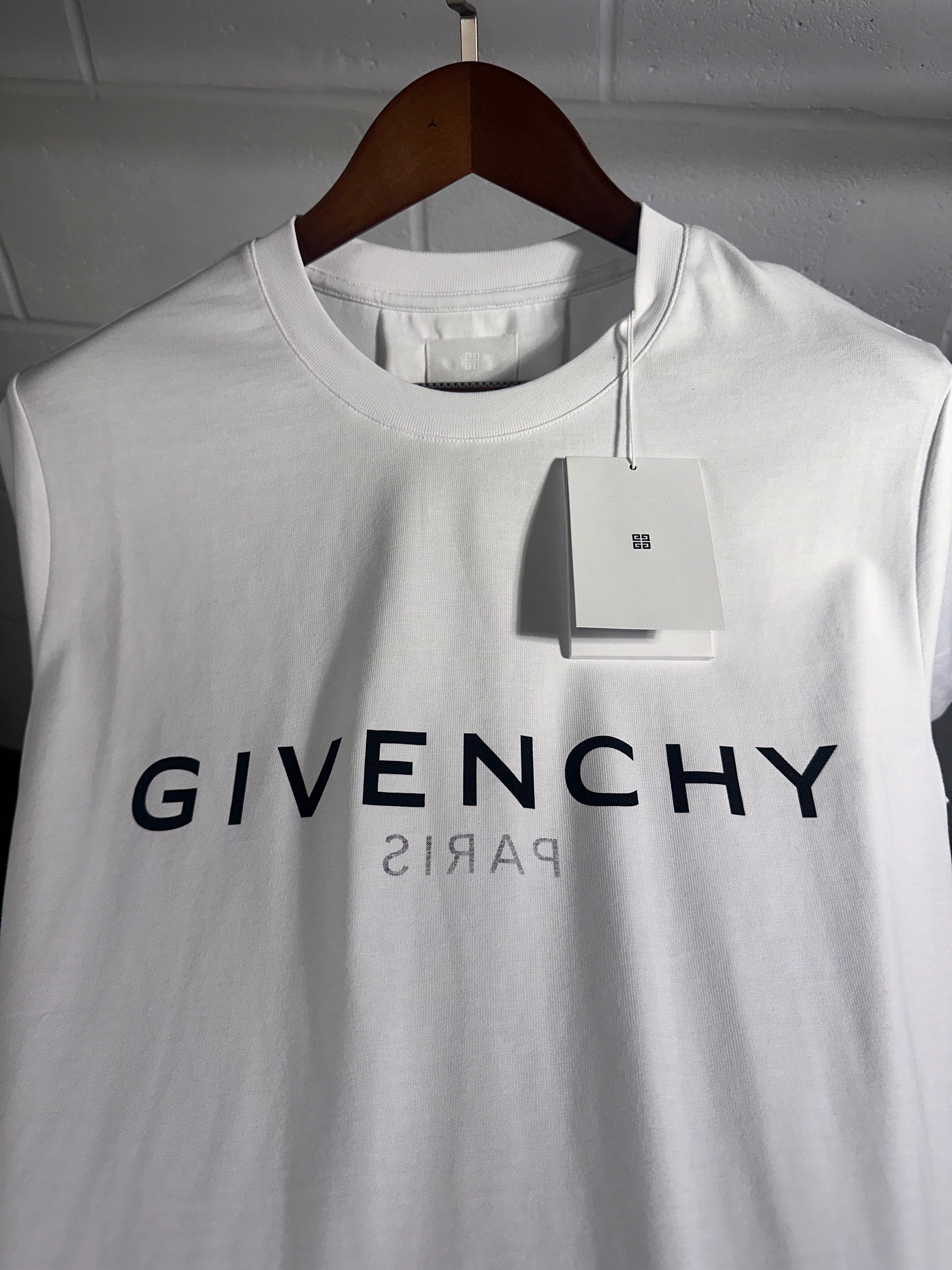 Givenchy logo tee white