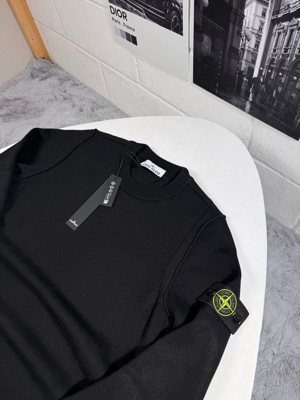 SI KNITTED JUMPER BLACK