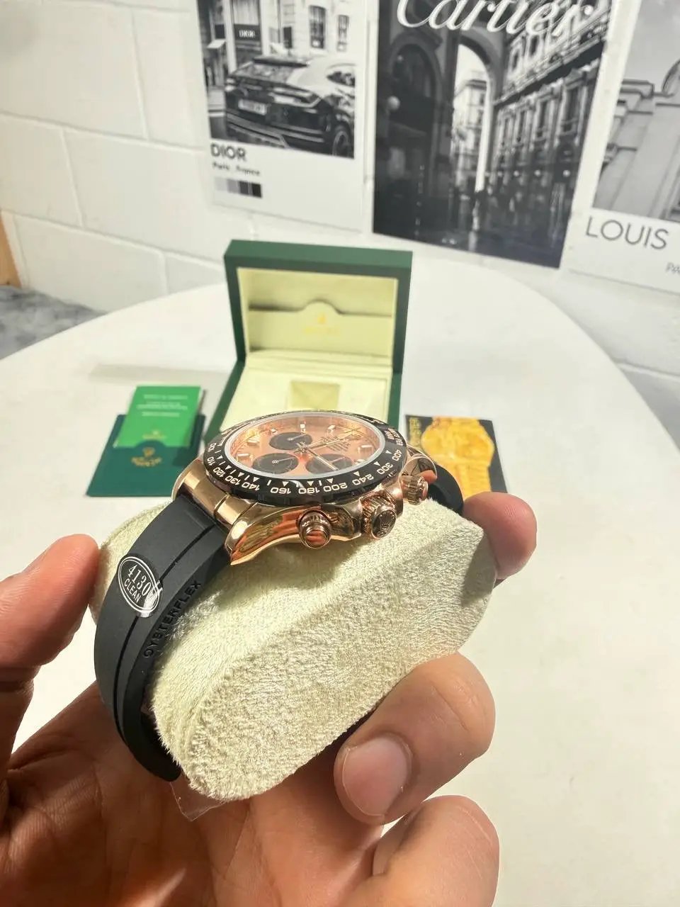 DAYTONA YELLOW GOLD OYSTERFLEX WATCH by Stock supplier