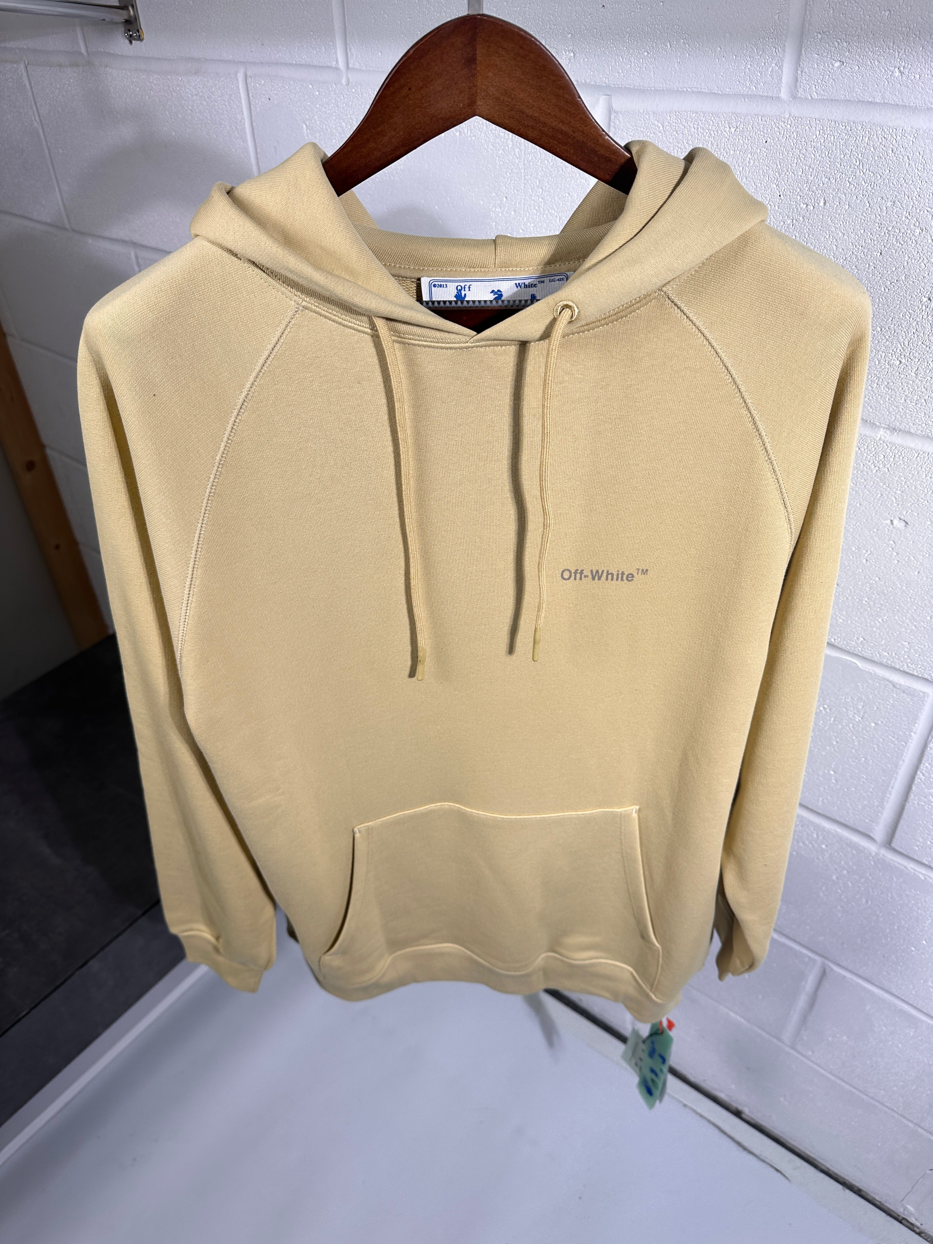 Off white hoodie cream (oversized)