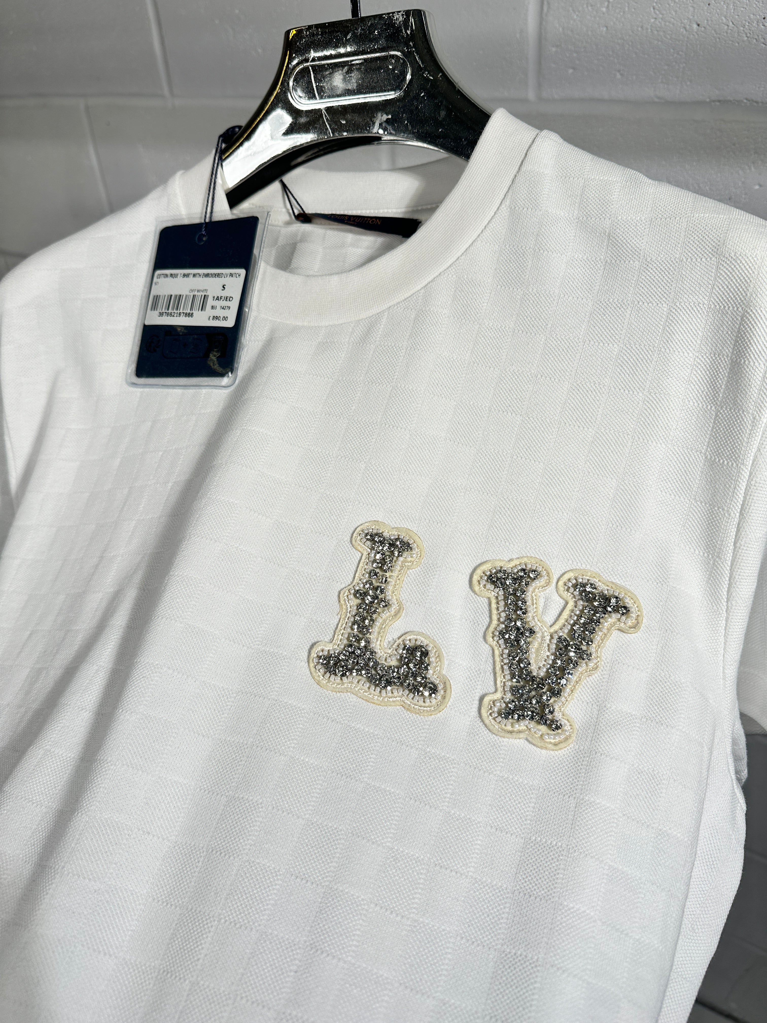 Lv diamond tee white