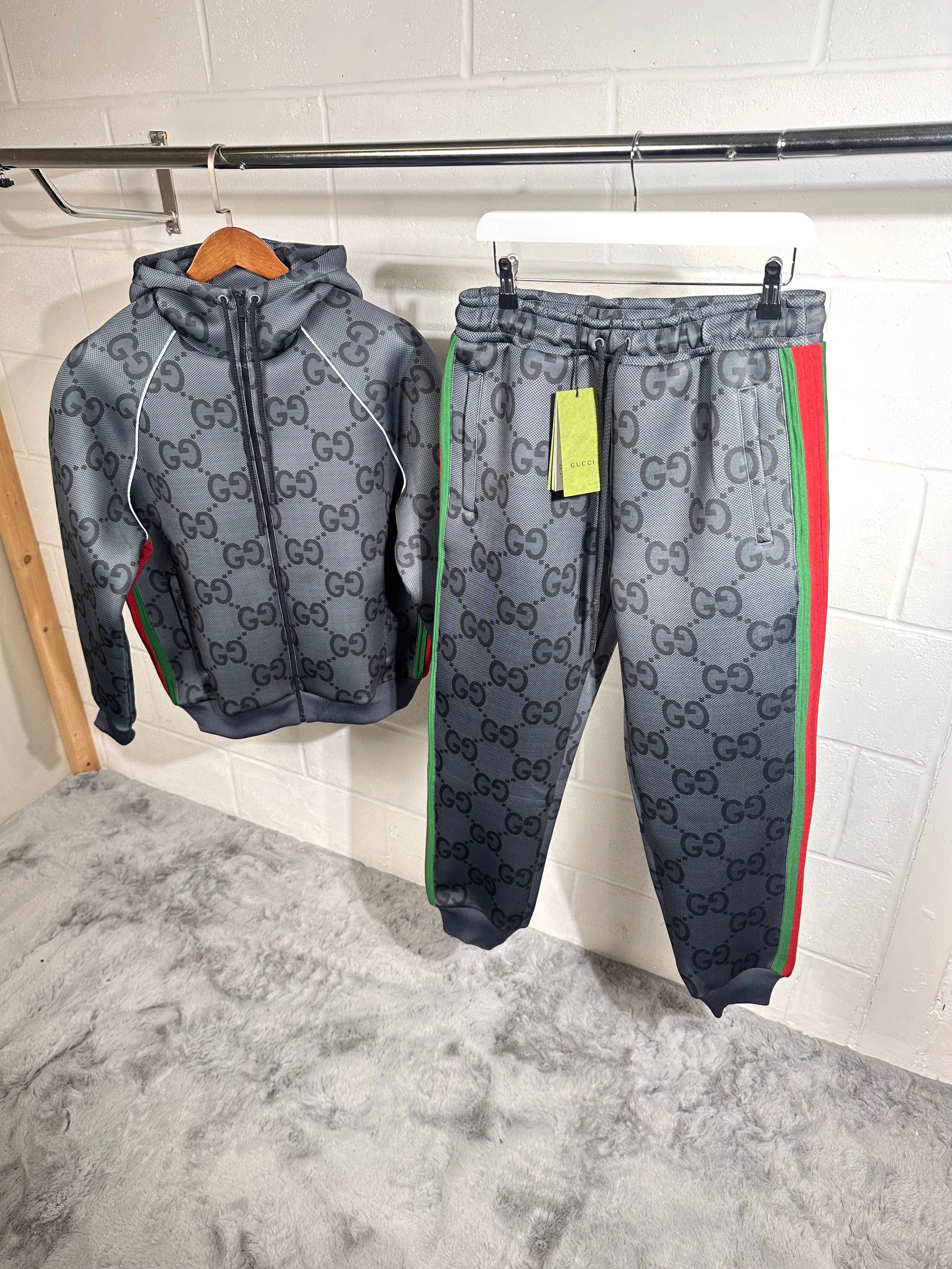 Gucci tracksuit grey